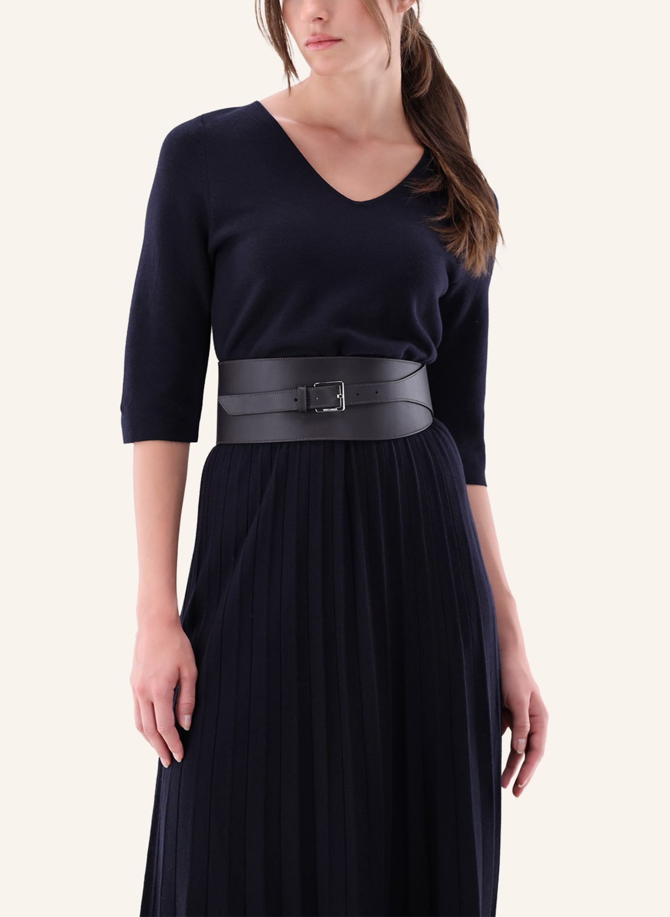 van Laack Kleid: DUNKELBLAU