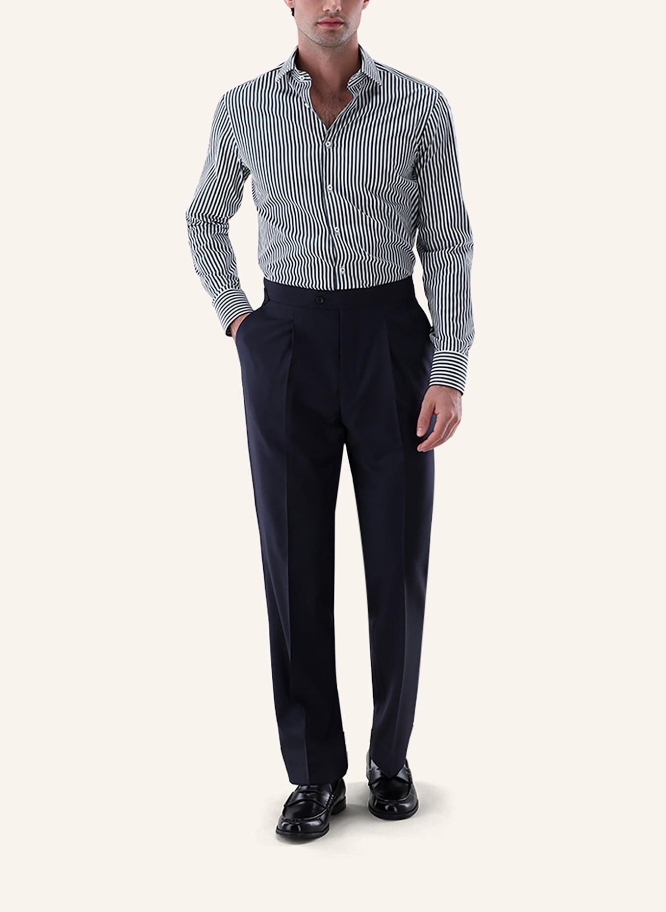 van Laack Hemd Tailor Fit: GRÜN