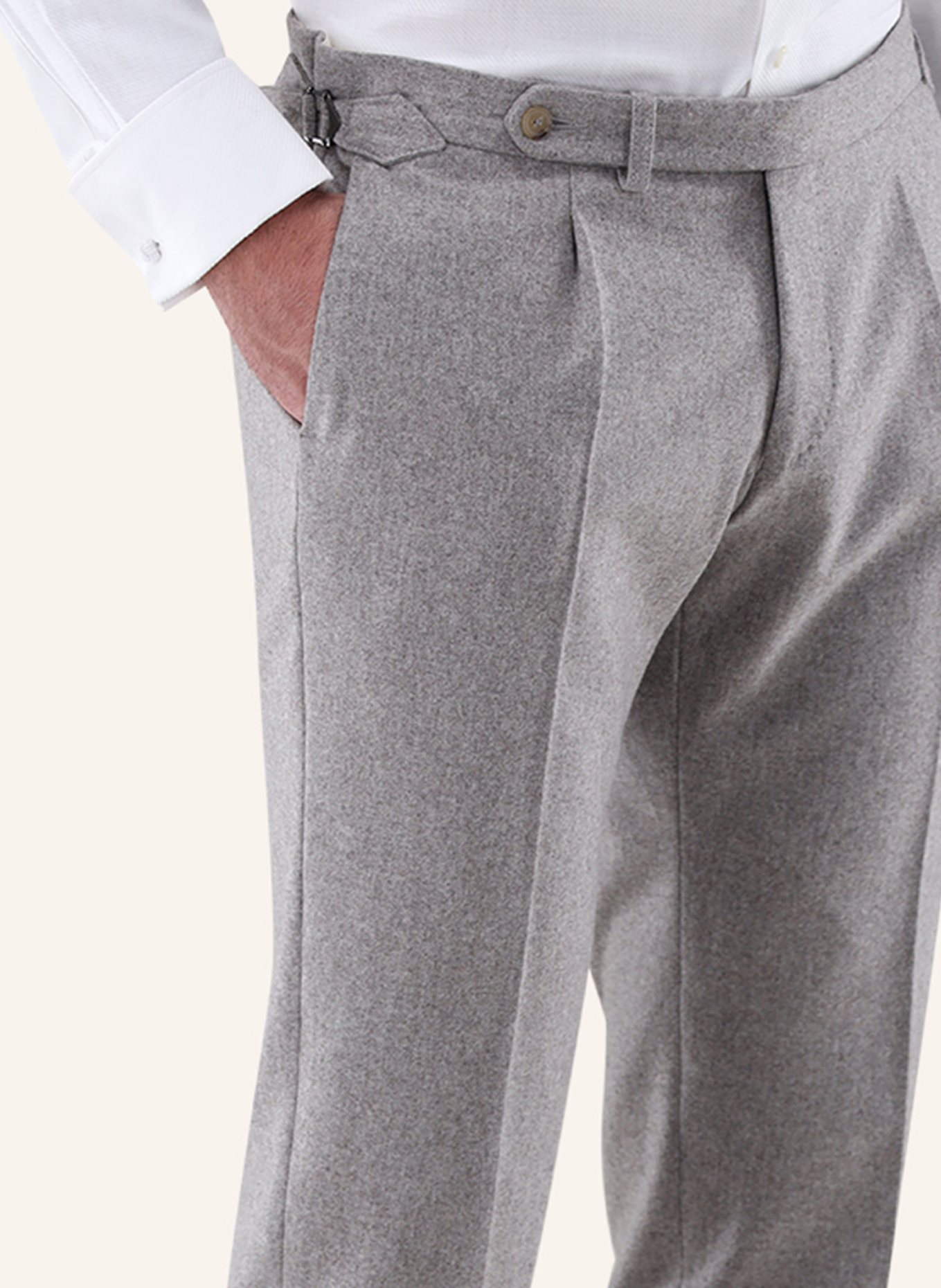 van Laack Hose: BEIGE/ BRAUN