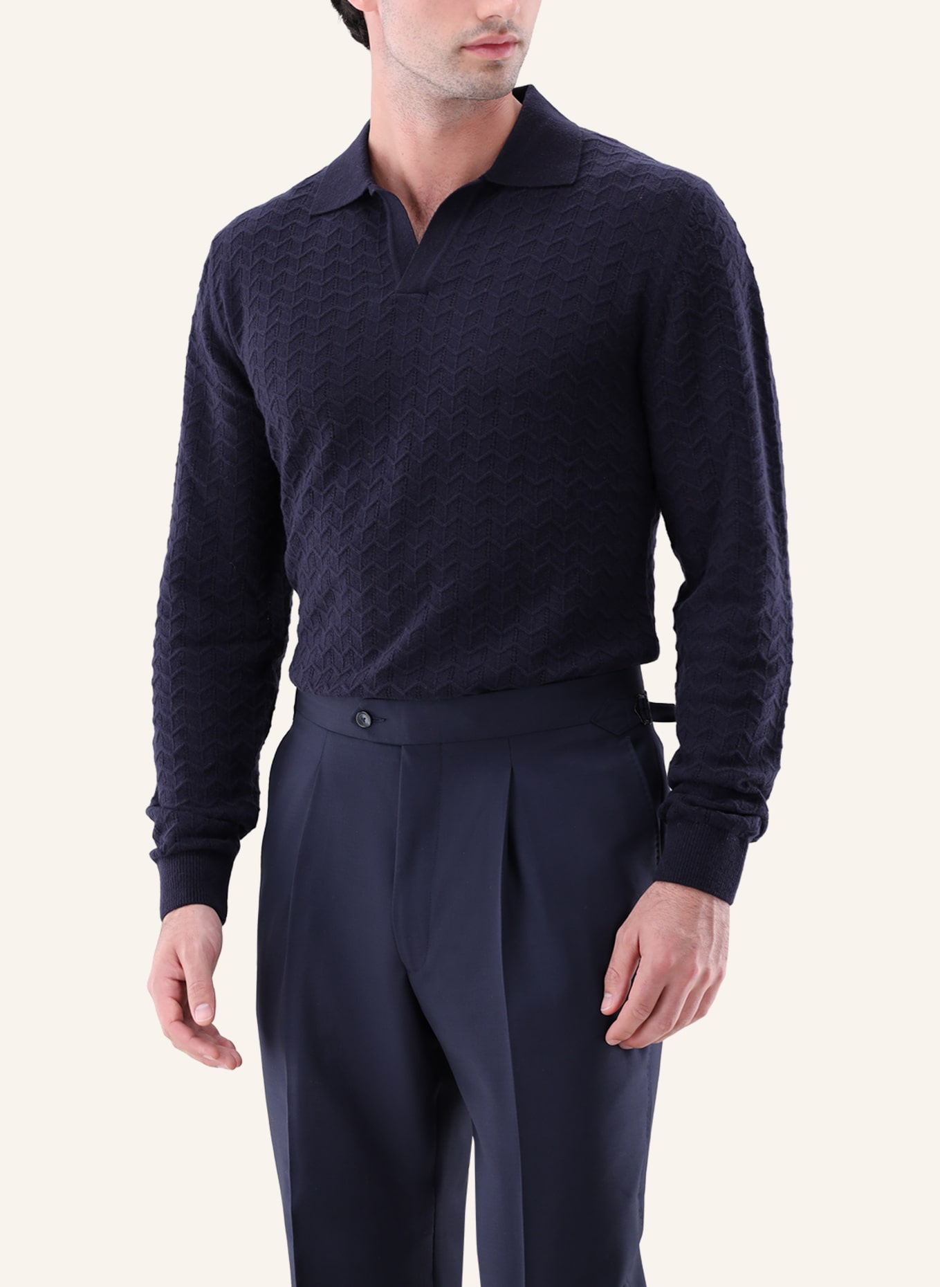 van Laack Pullover: DUNKELBLAU