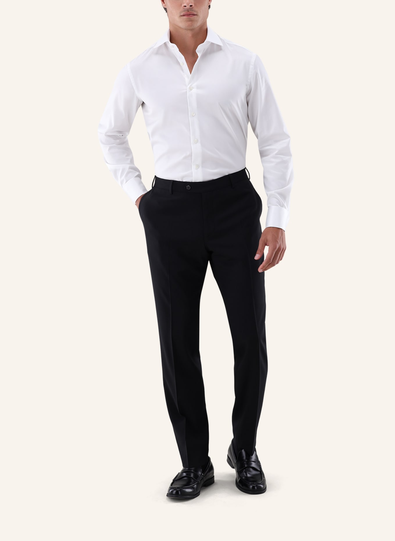 van Laack Hemd Tailor Fit: WEISS