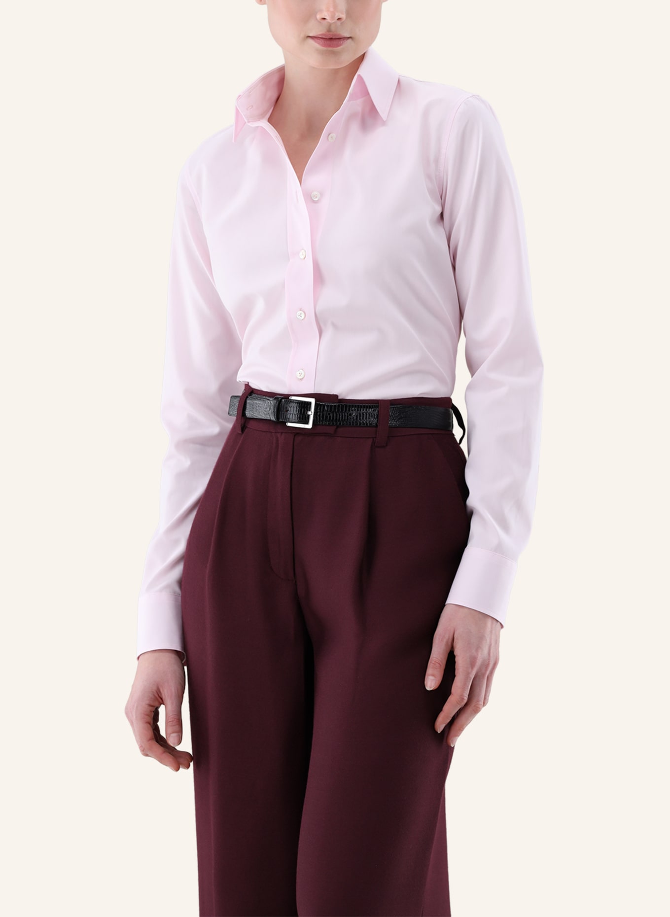 van Laack Bluse Modern Fit: ROT