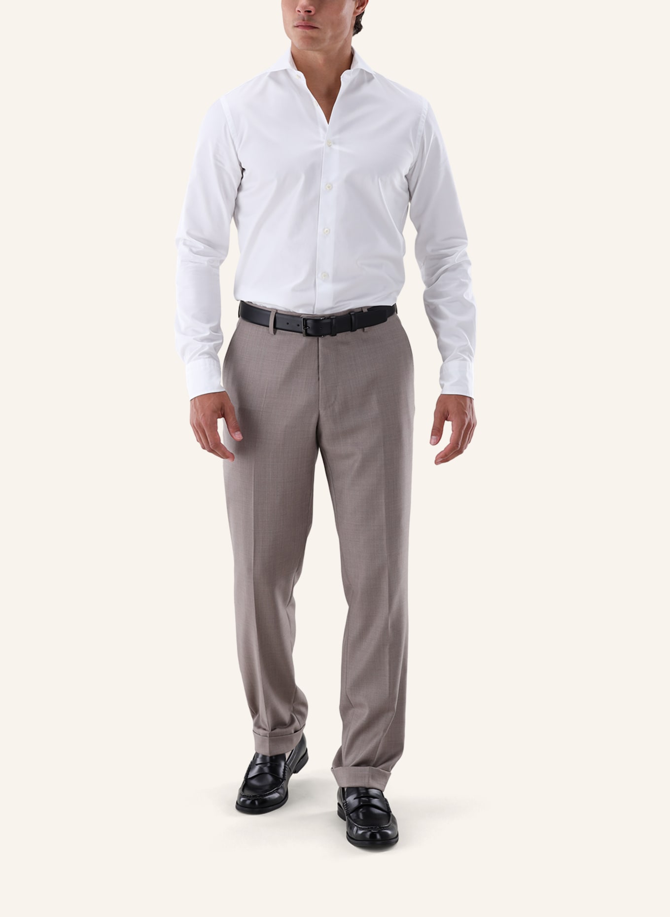 van Laack Hemd Slim Fit: WEISS