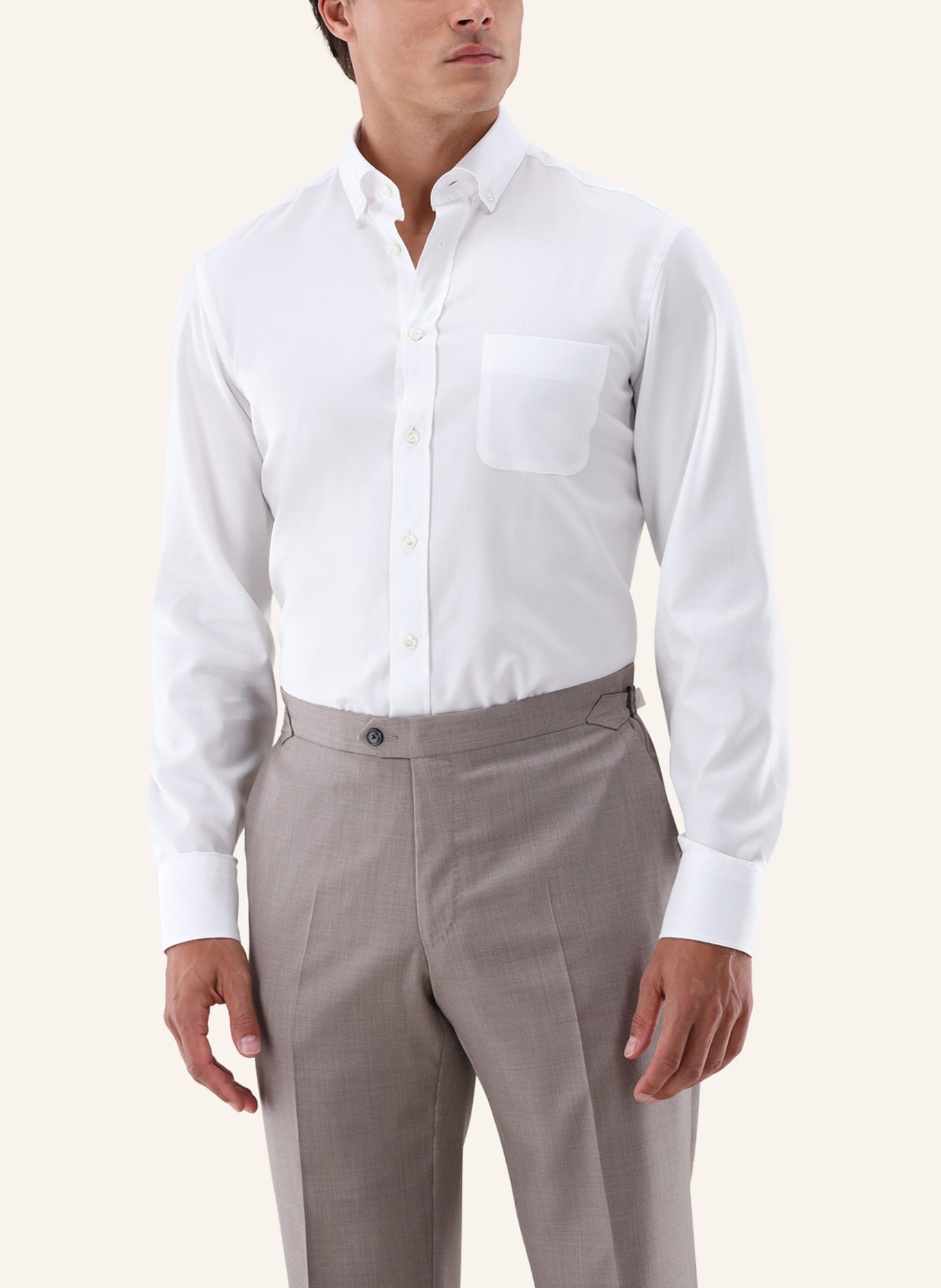 van Laack Hemd Tailor Fit: WEISS