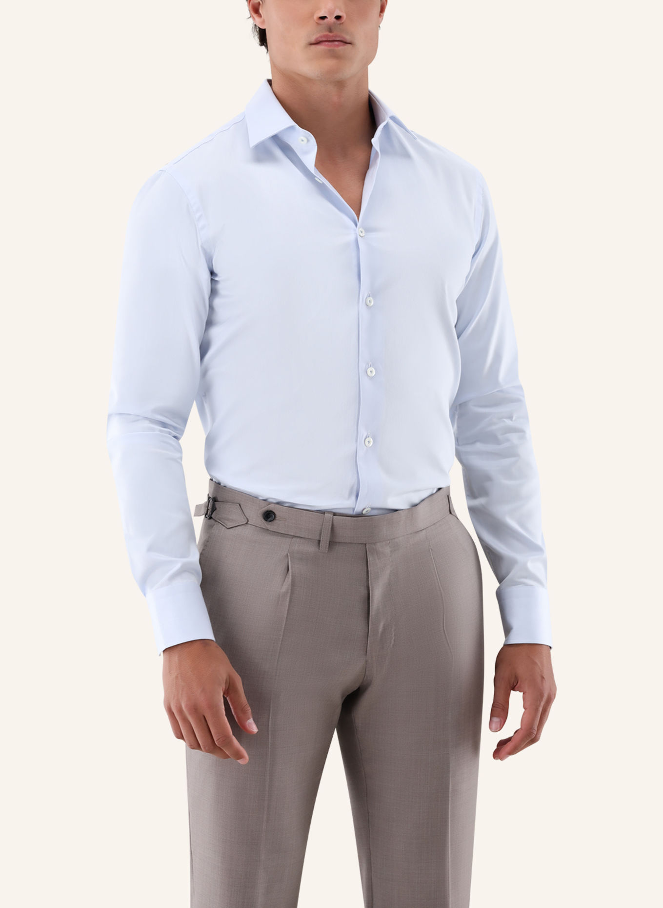 van Laack Hemd Slim Fit: HELLBLAU