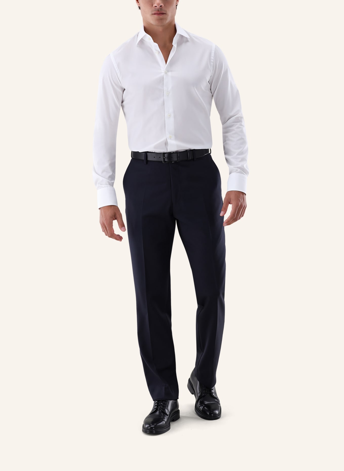 van Laack Hemd Slim Fit: WEISS