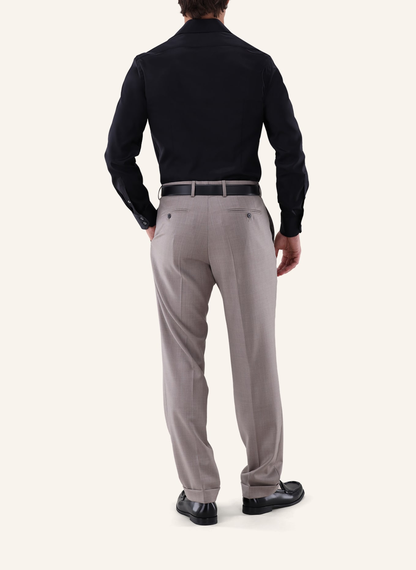 van Laack Hemd Slim Fit: SCHWARZ