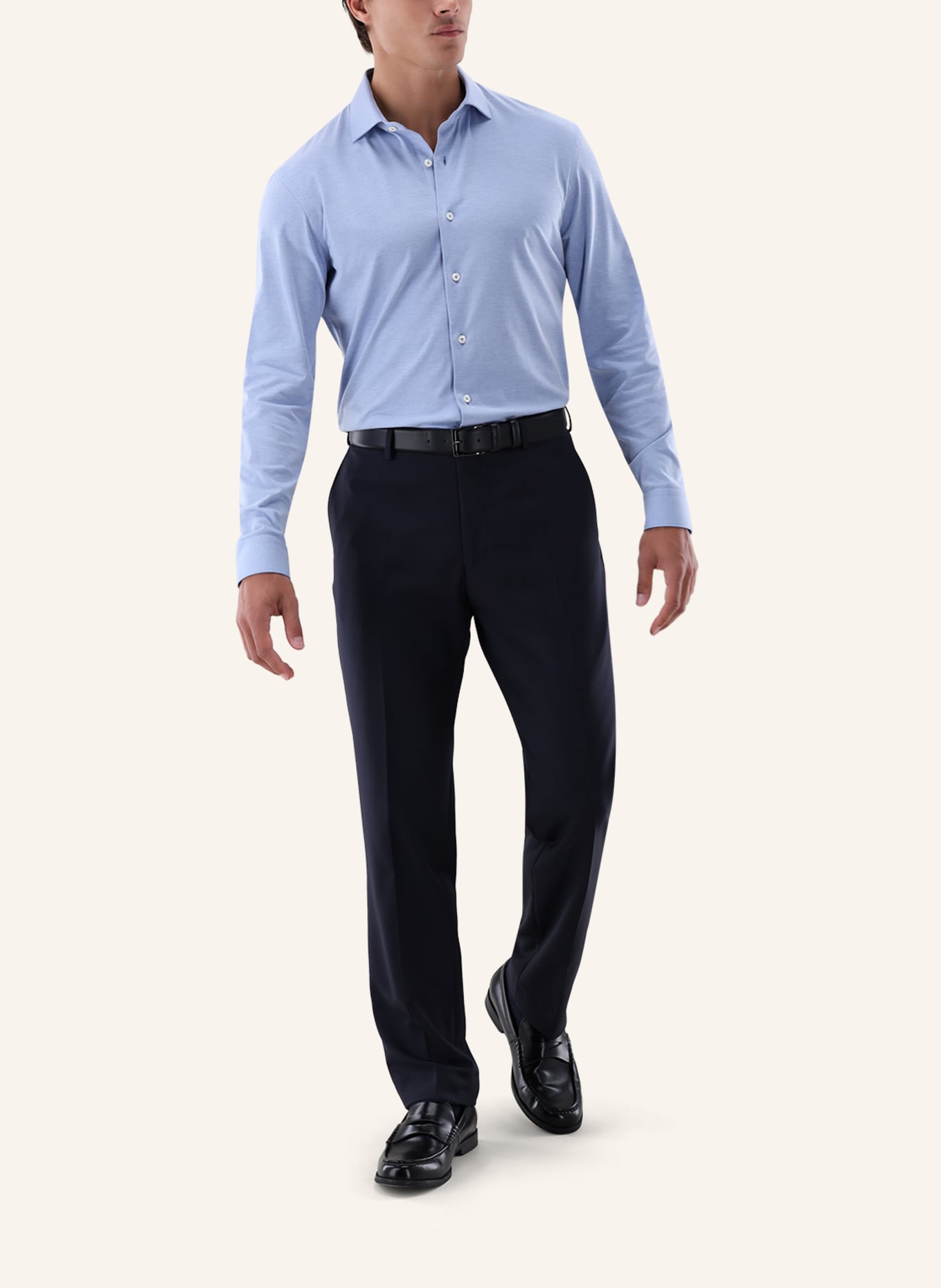 van Laack Hemd Slim Fit: BLAU