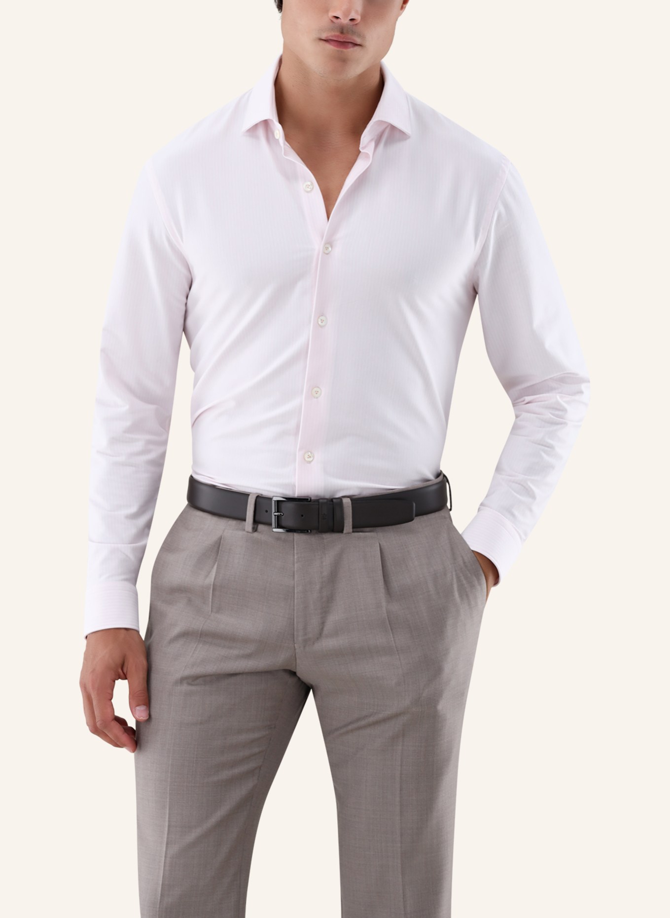 van Laack Hemd Slim Fit: ROT