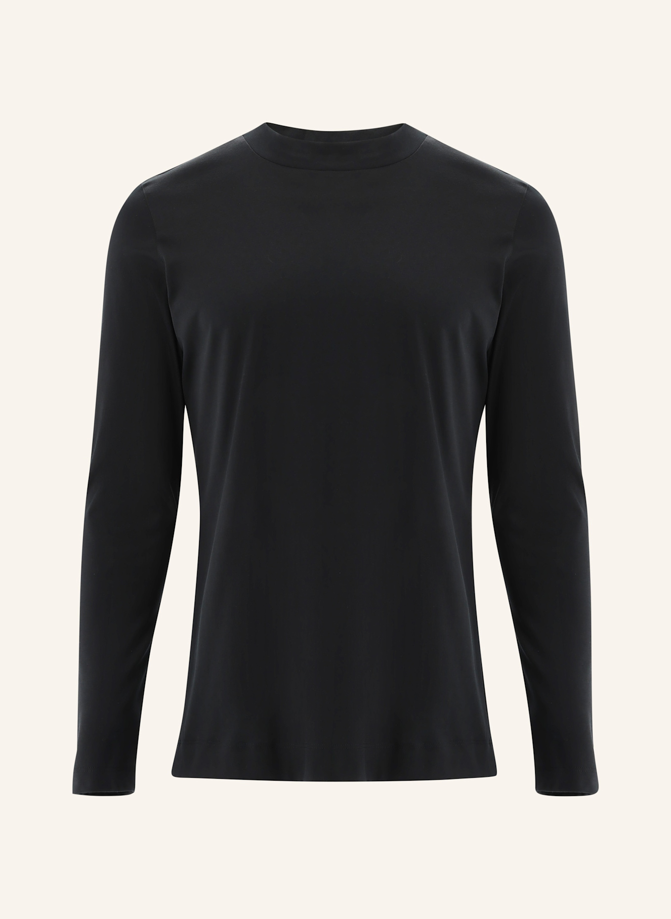 van Laack Longsleeves Polo: SCHWARZ