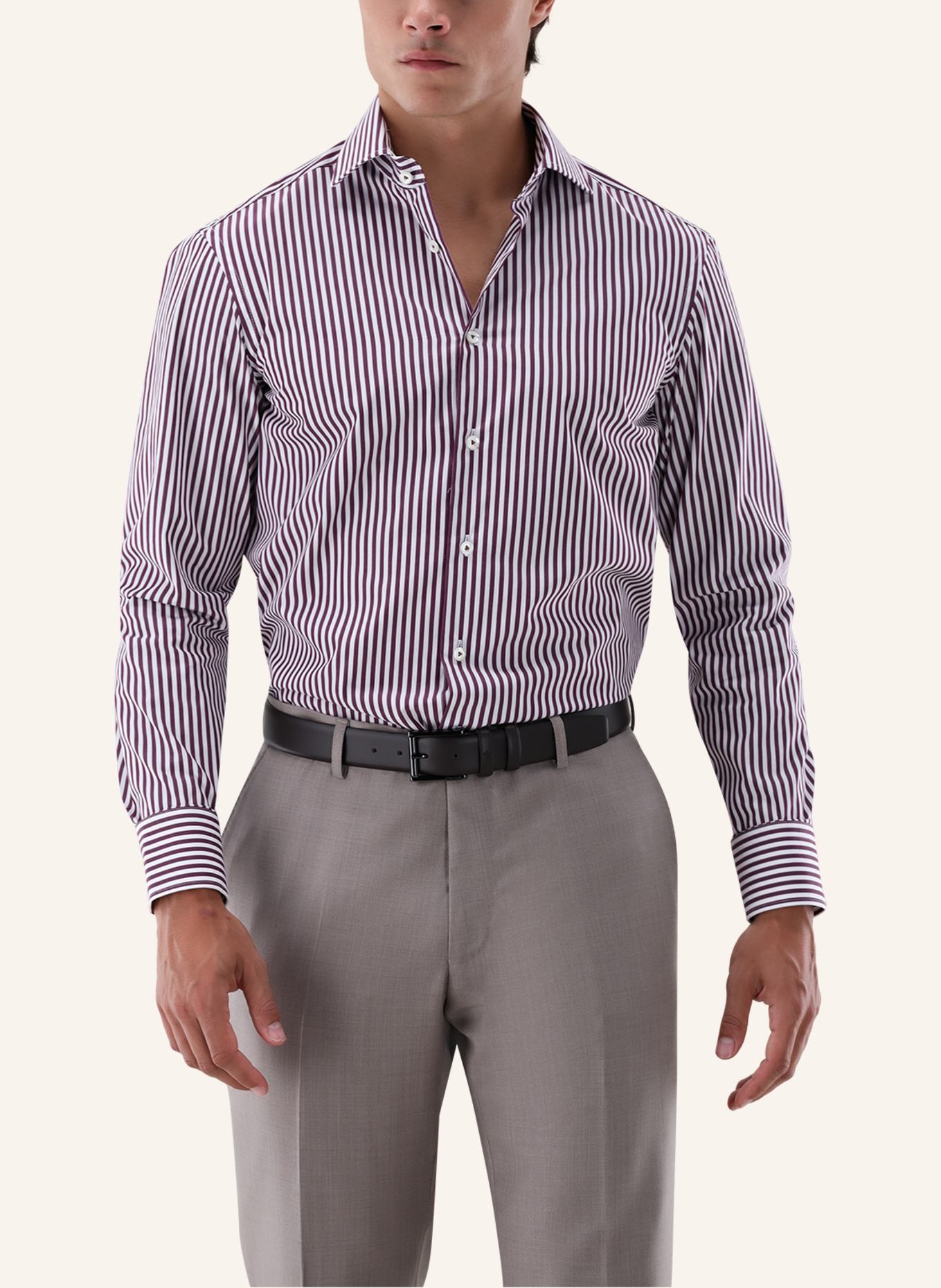 van Laack Hemd Tailor Fit: DUNKELROT