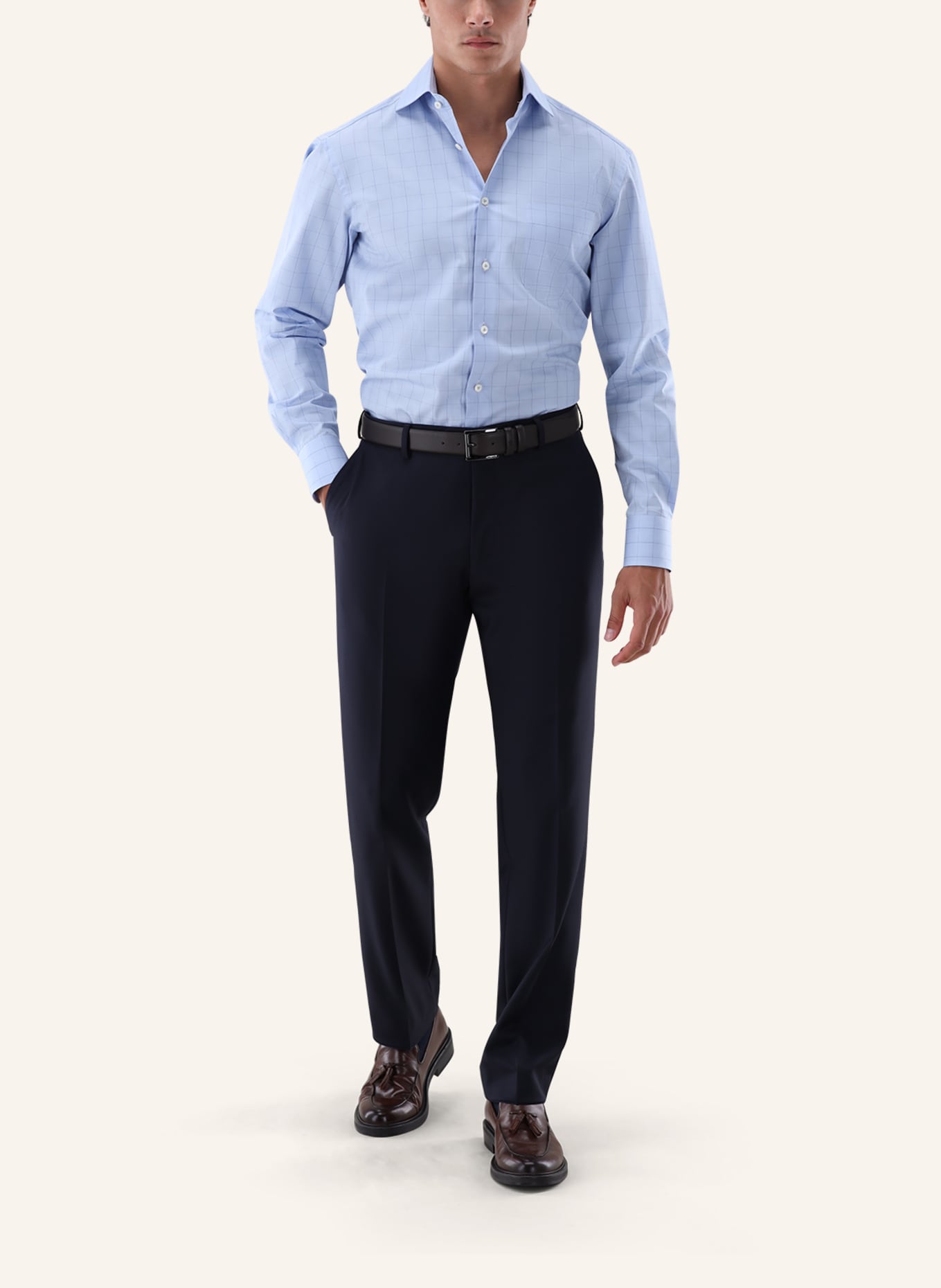 van Laack Hemd Comfort Fit: HELLBLAU