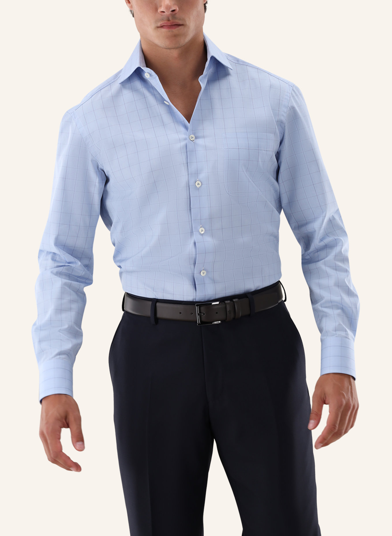 van Laack Hemd Comfort Fit: HELLBLAU