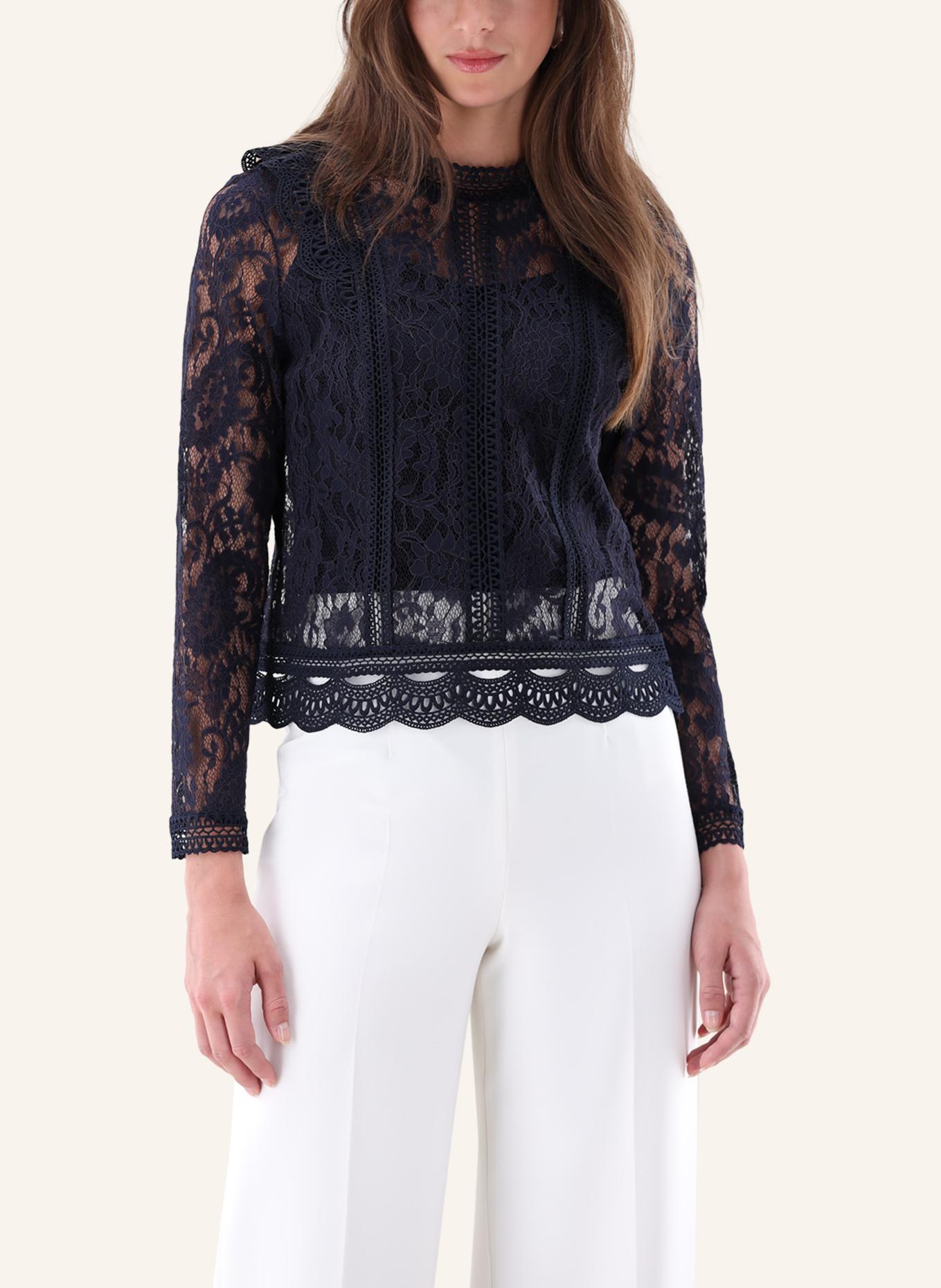 van Laack Bluse Modern Fit: DUNKELBLAU