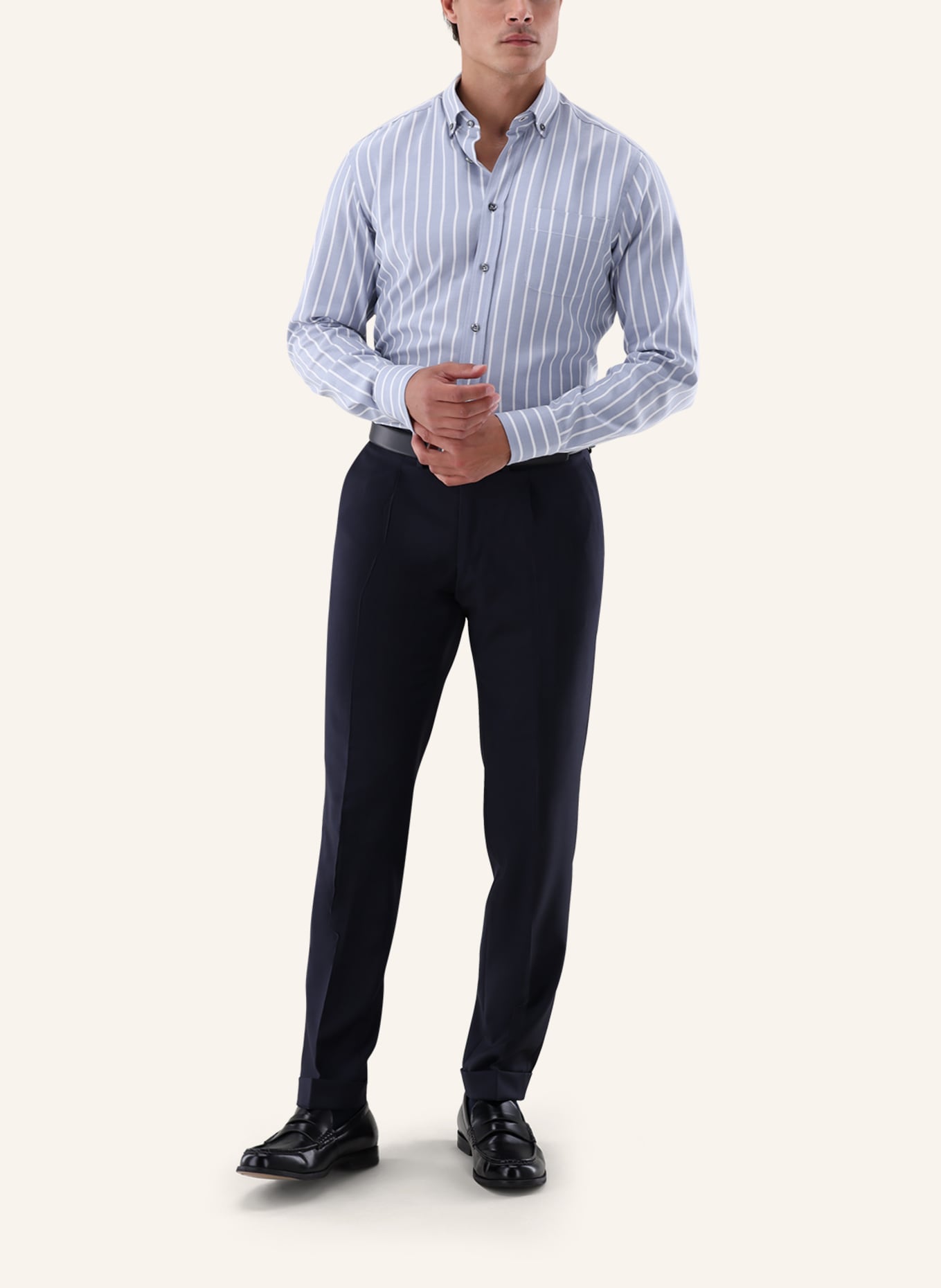 van Laack Hemd Tailor Fit: BLAU