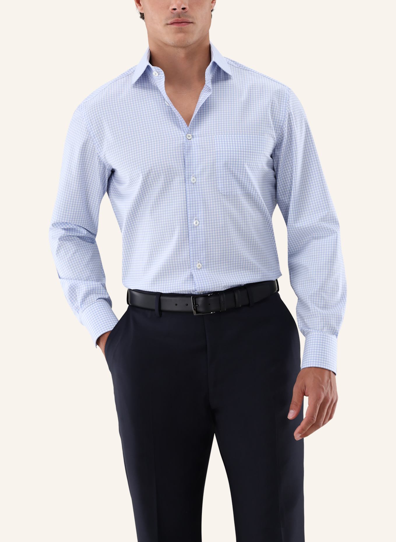 van Laack Hemd Comfort Fit: HELLBLAU