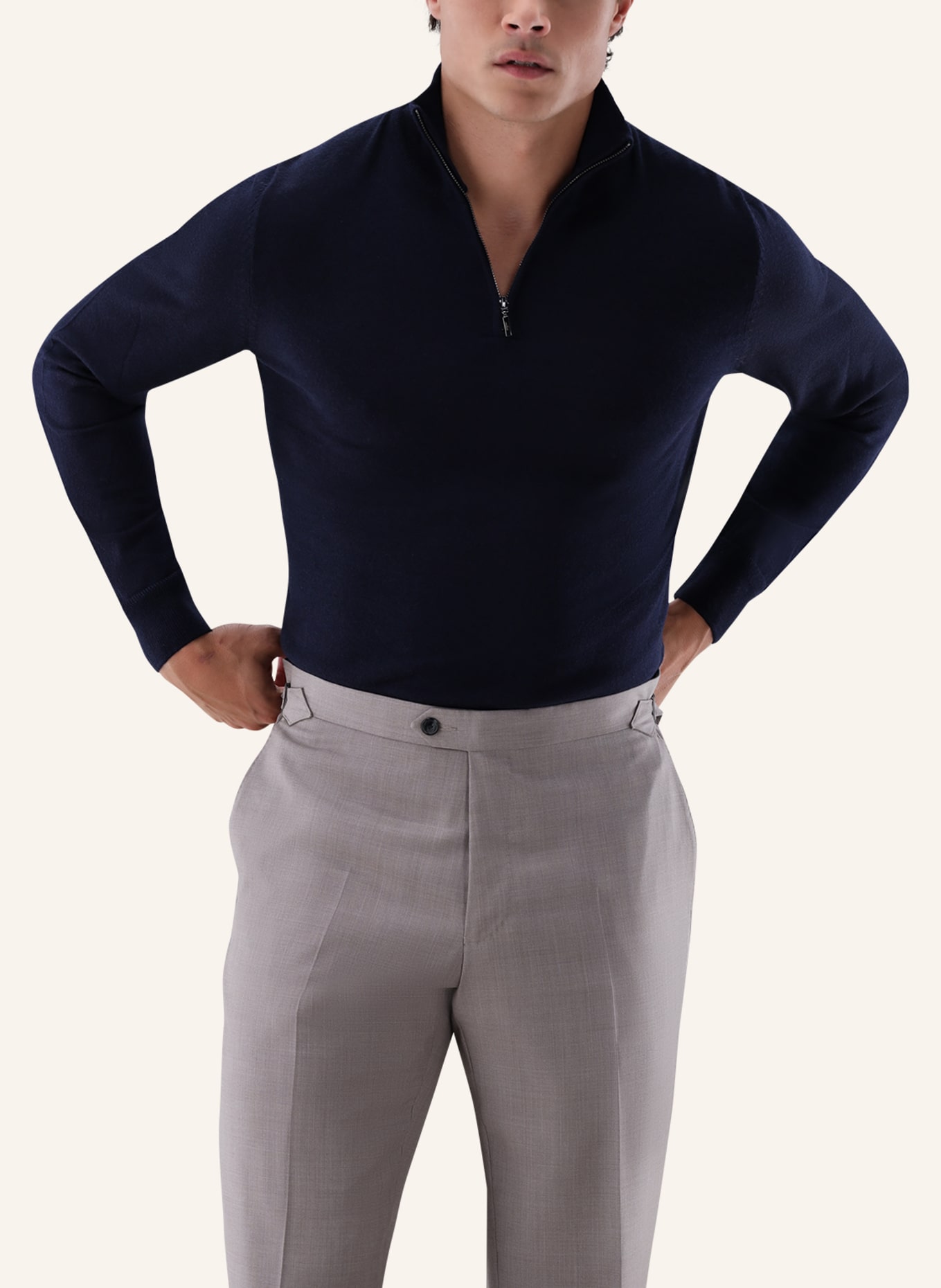 van Laack Pullover: DUNKELBLAU