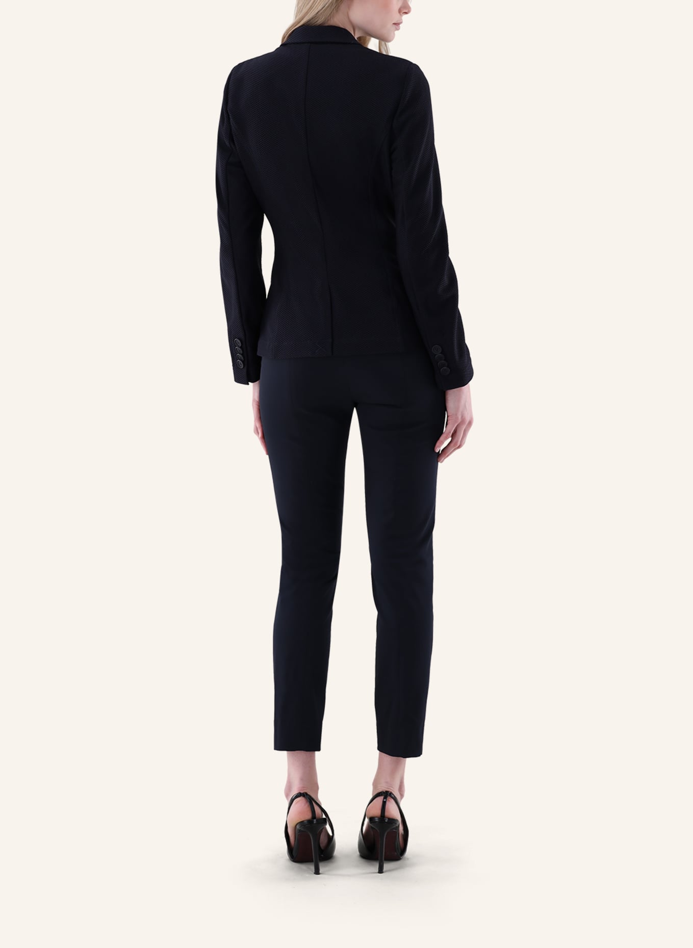 van Laack Mantel Modern Fit: DUNKELBLAU