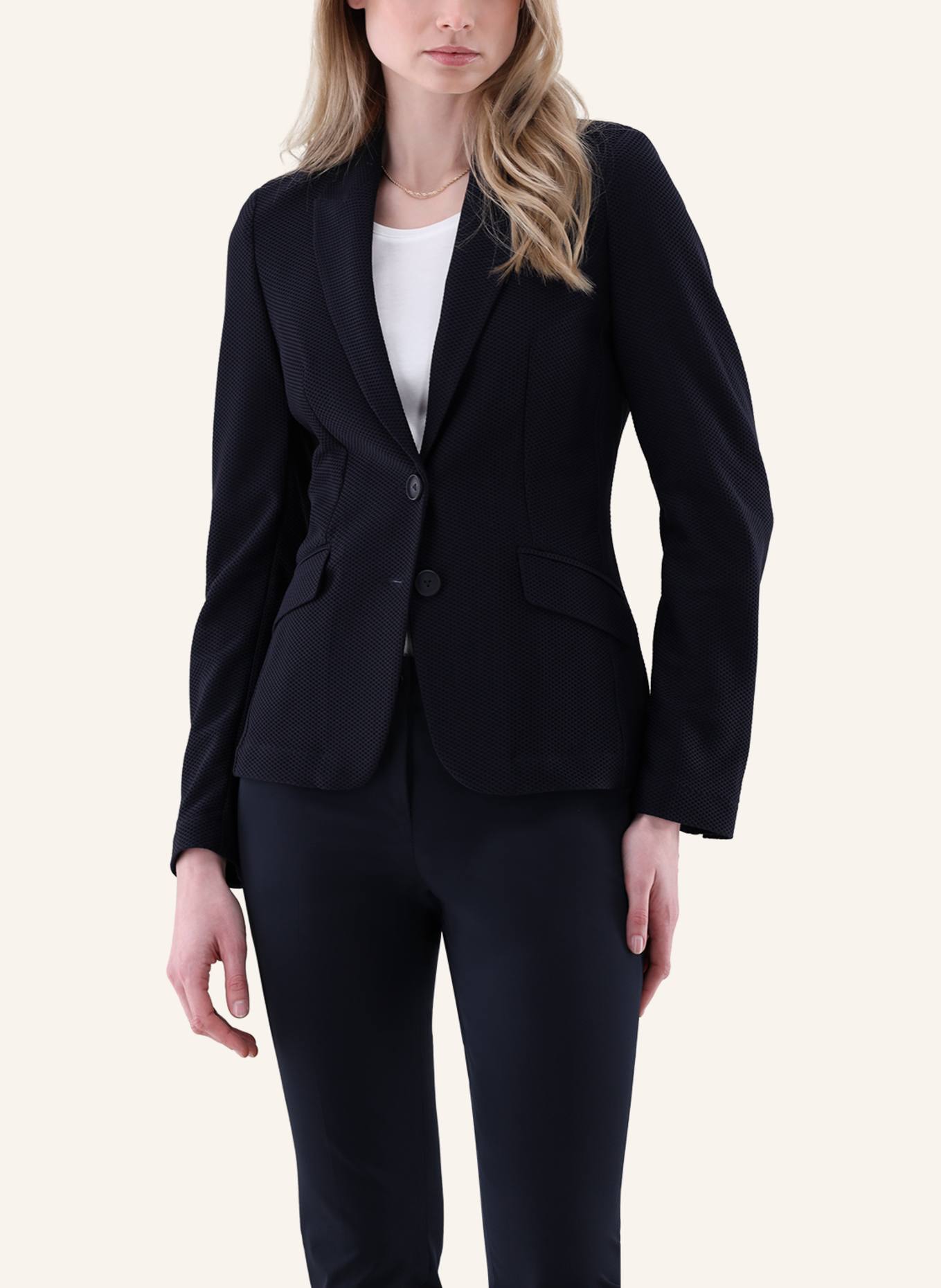 van Laack Mantel Modern Fit: DUNKELBLAU