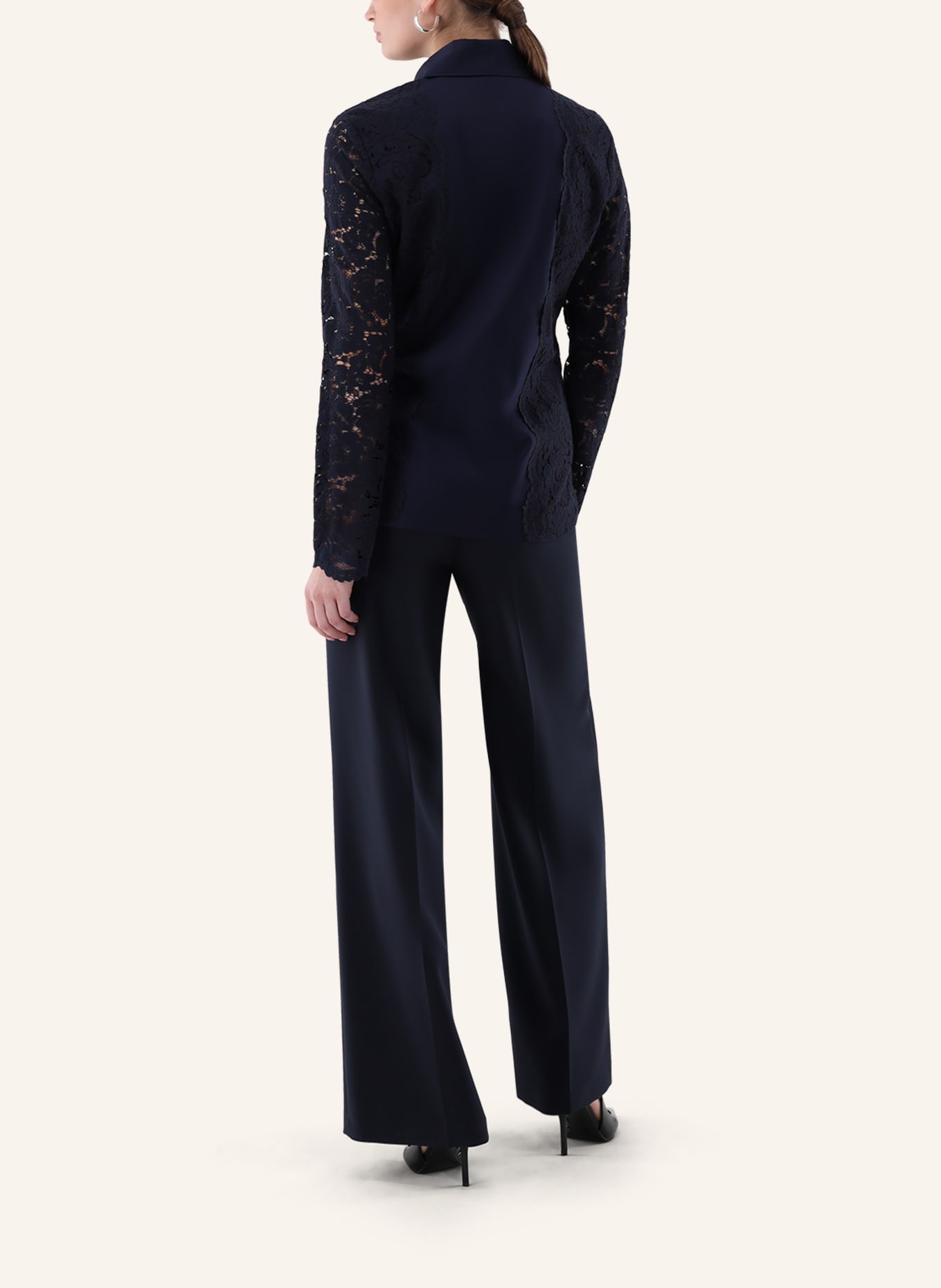 van Laack Bluse Modern Fit: DUNKELBLAU