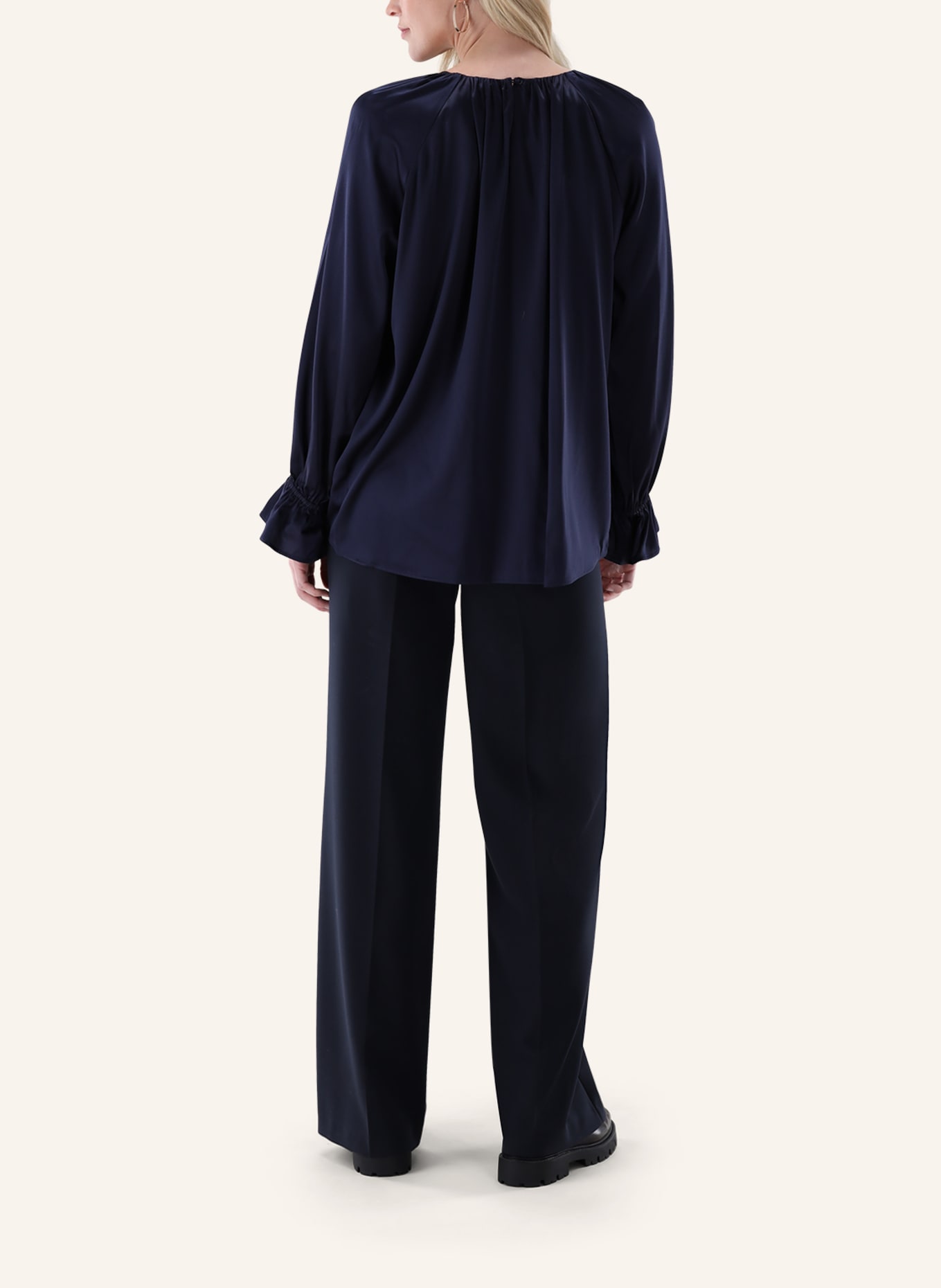 van Laack Bluse Modern Fit: DUNKELBLAU