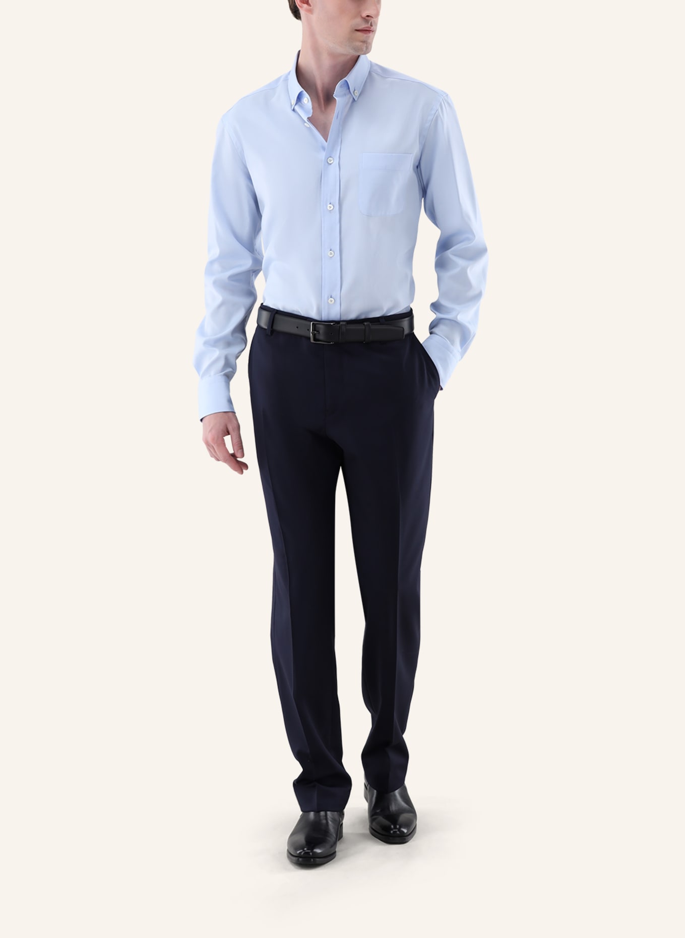 van Laack Hemd Tailor Fit: BLAU