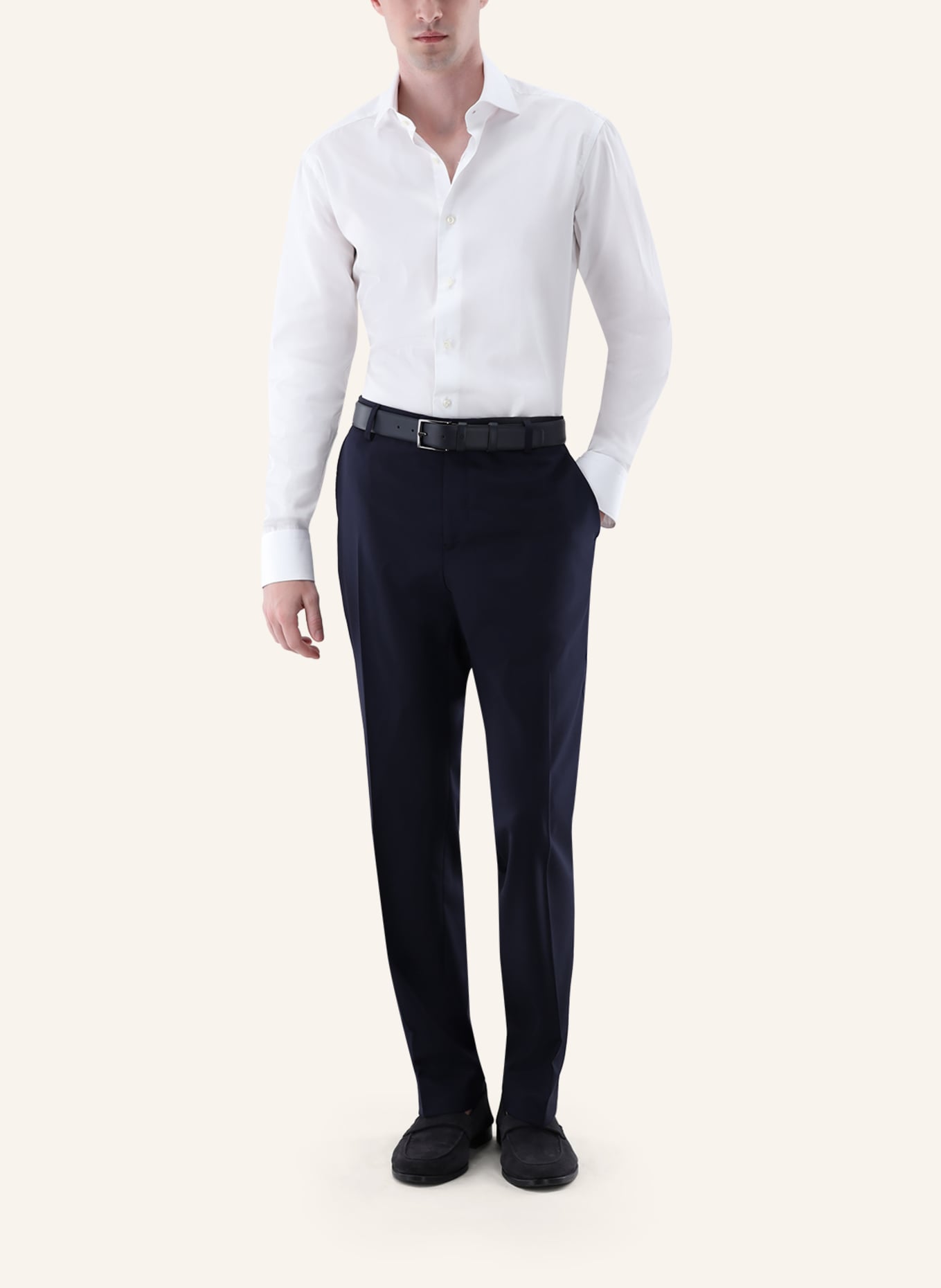 van Laack Hemd Tailor Fit: WEISS
