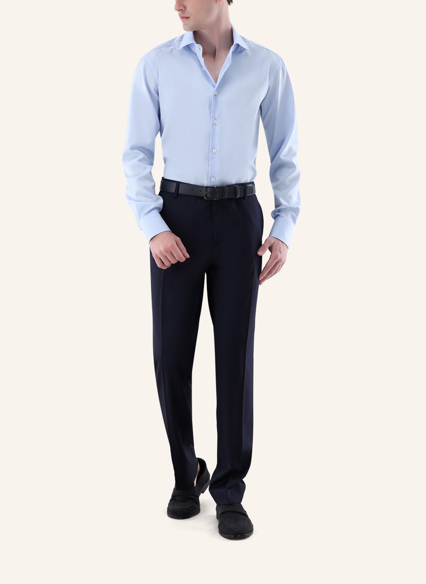 van Laack Hemd Tailor Fit: BLAU