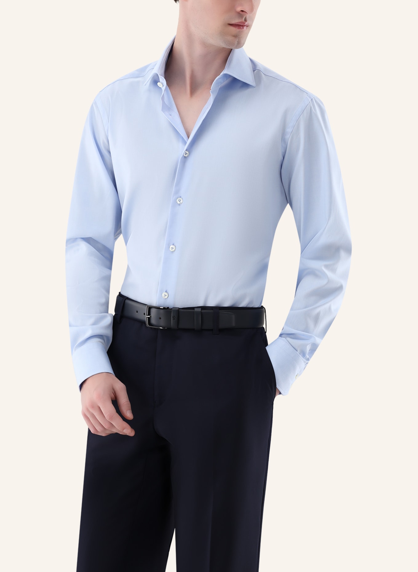 van Laack Hemd Tailor Fit: BLAU