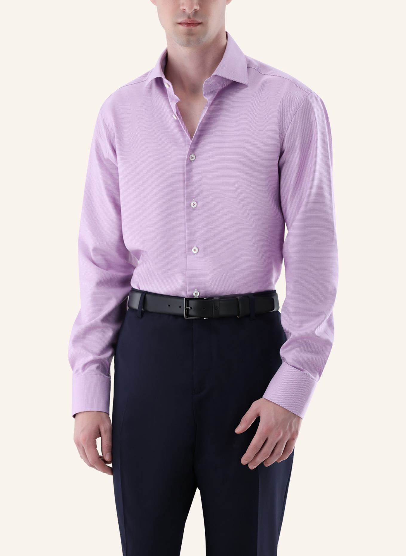 van Laack Hemd Tailor Fit: HELLLILA