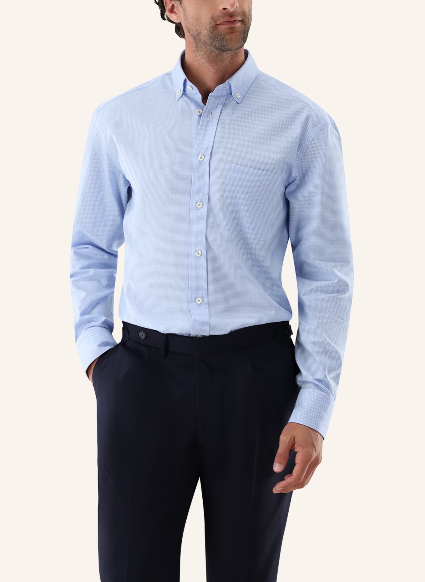 van Laack Hemd Comfort Fit: HELLBLAU