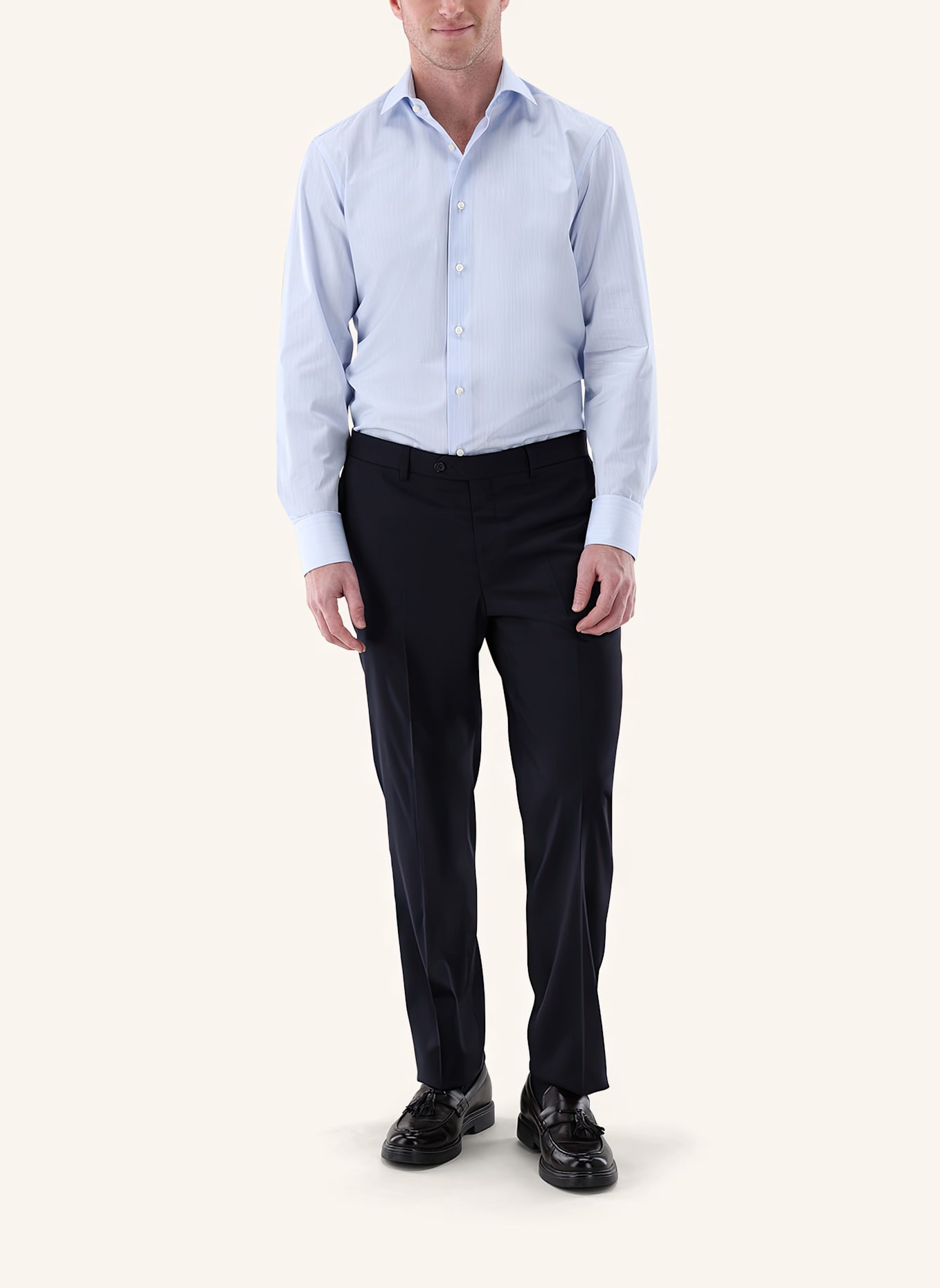 van Laack Hemd Tailor Fit: BLAU