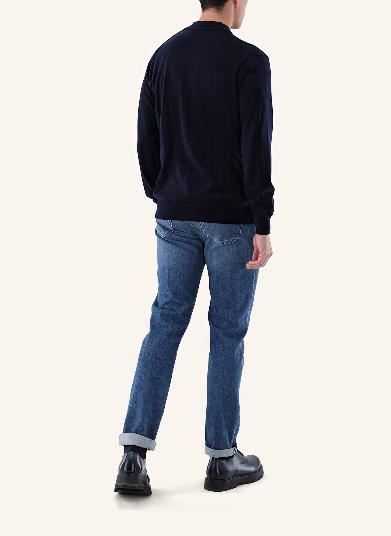 van Laack Pullover: DUNKELBLAU