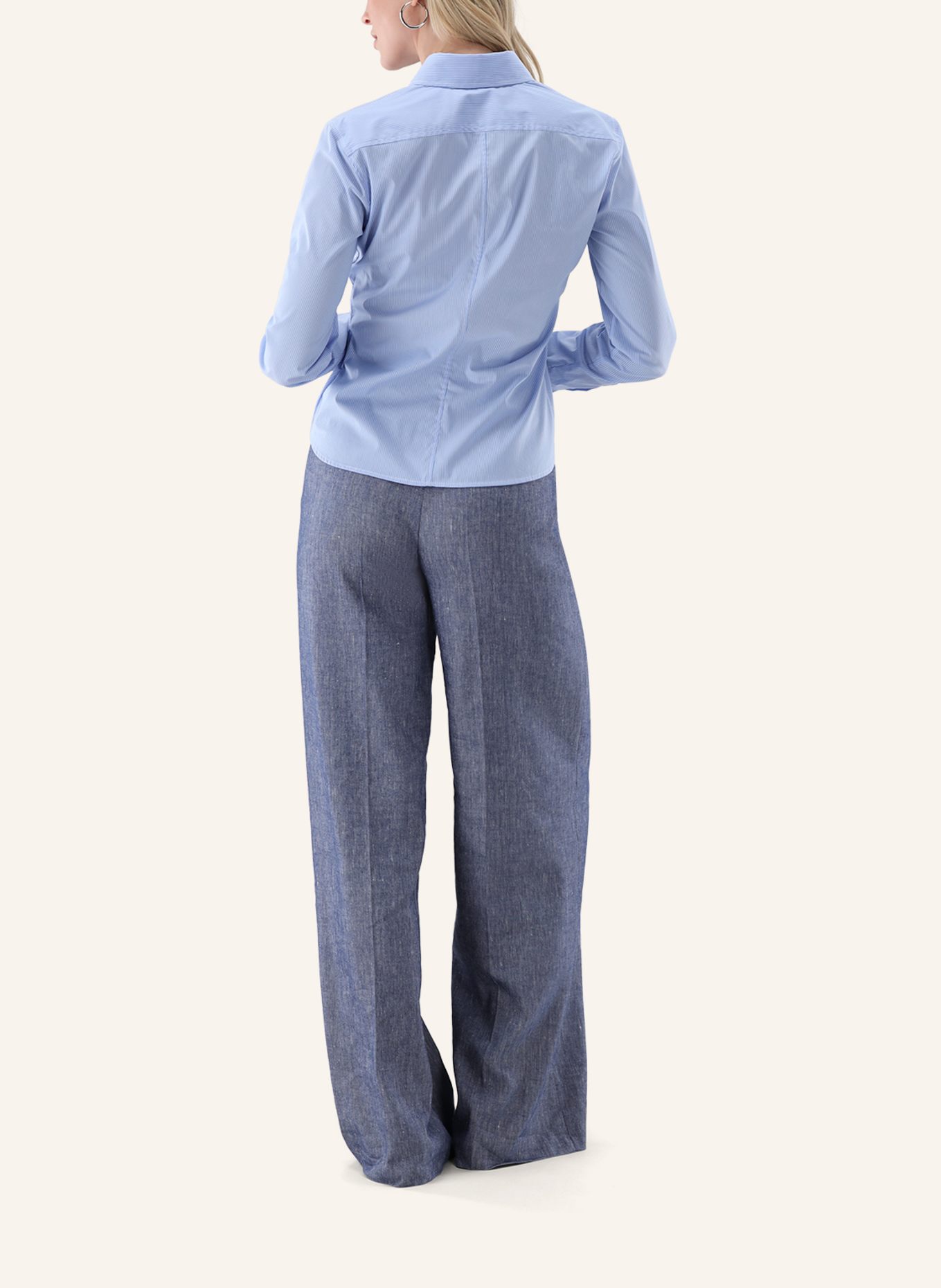 van Laack Bluse Modern Fit: HELLBLAU