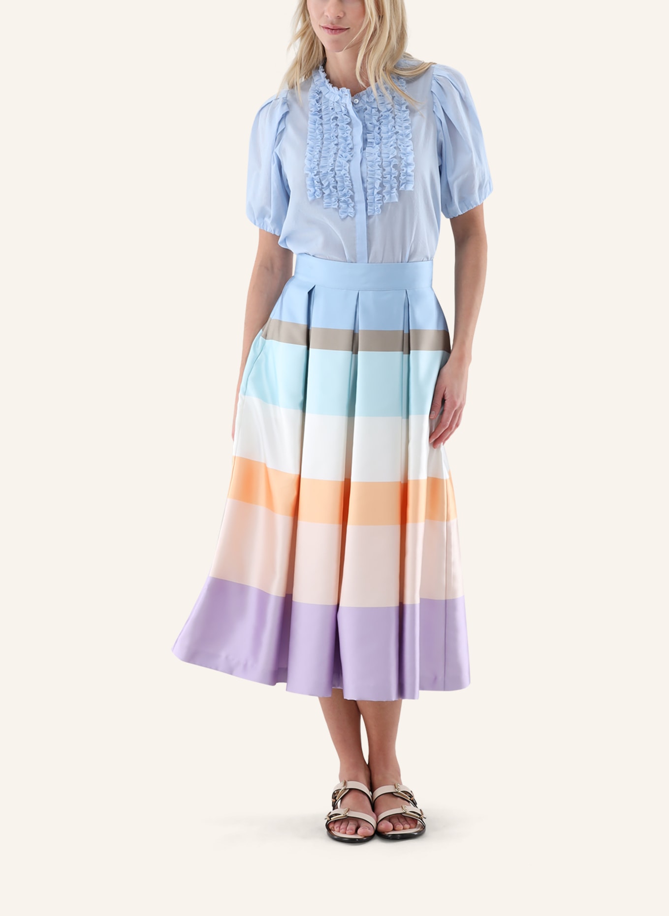 van Laack Bluse Modern Fit: HELLBLAU