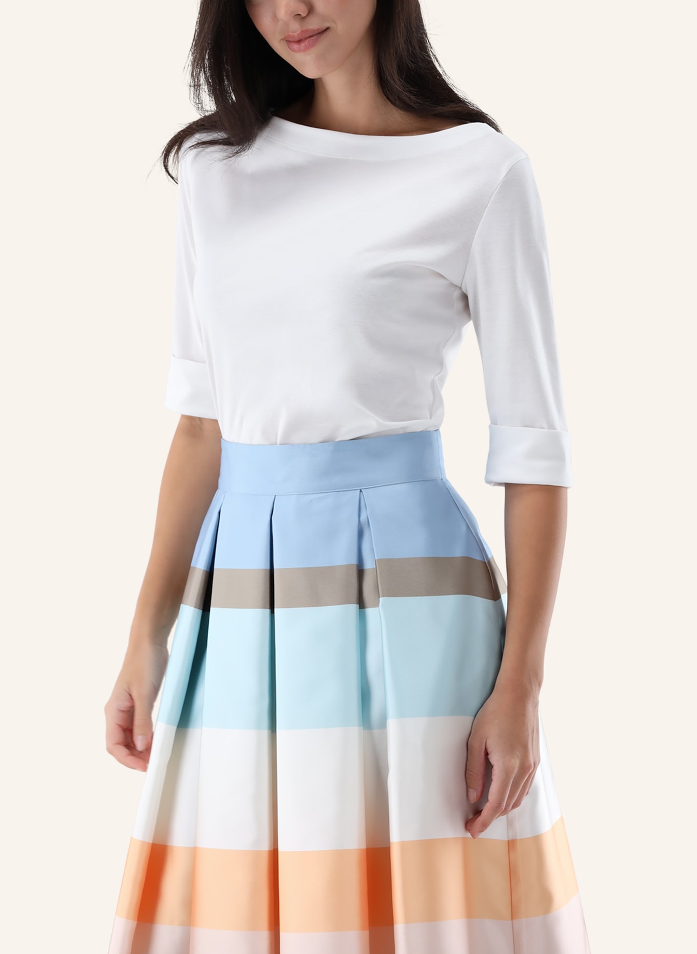 van Laack Bluse Slim Fit: WEISS