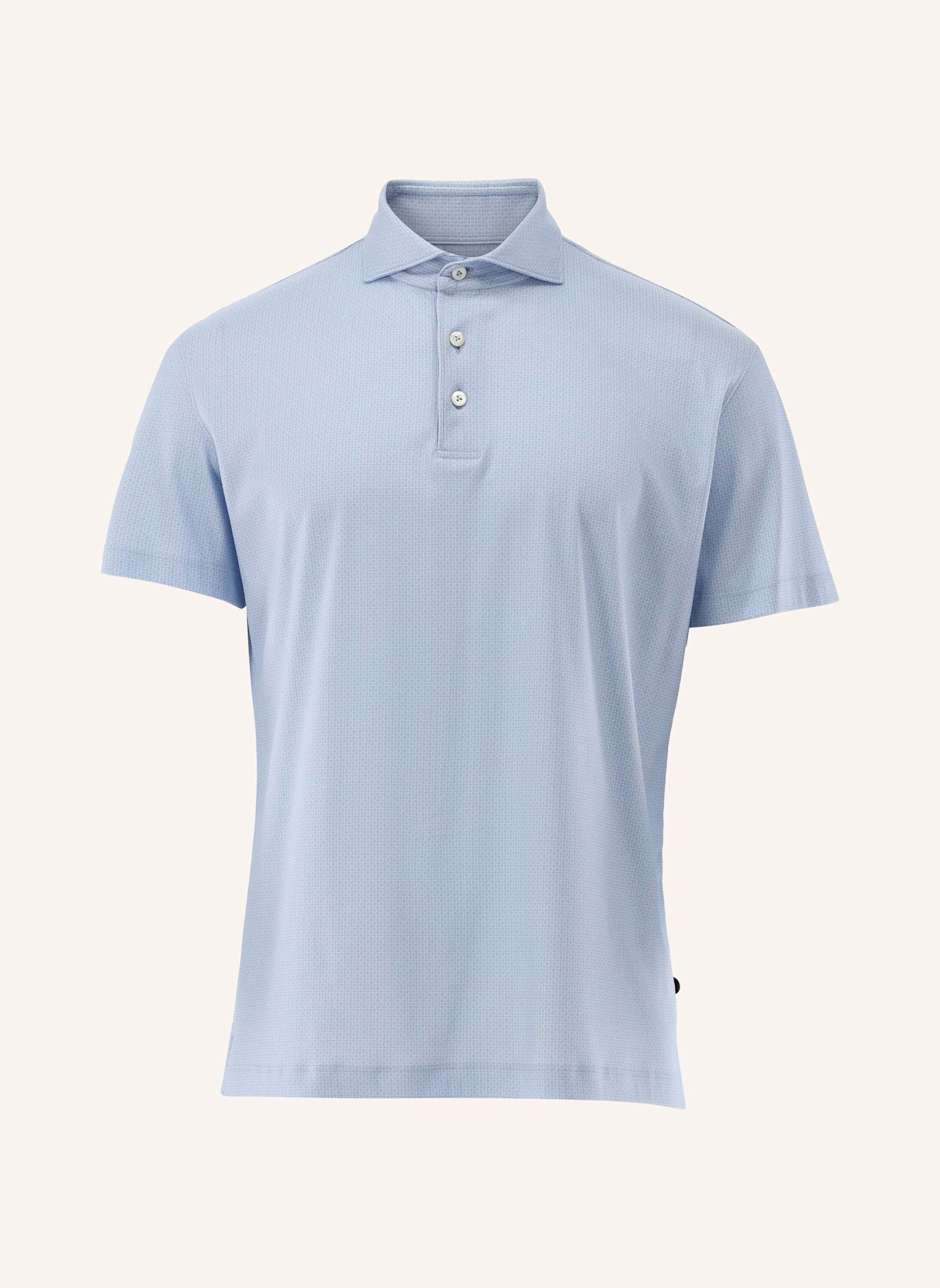 van Laack Hemd Polo: HELLBLAU
