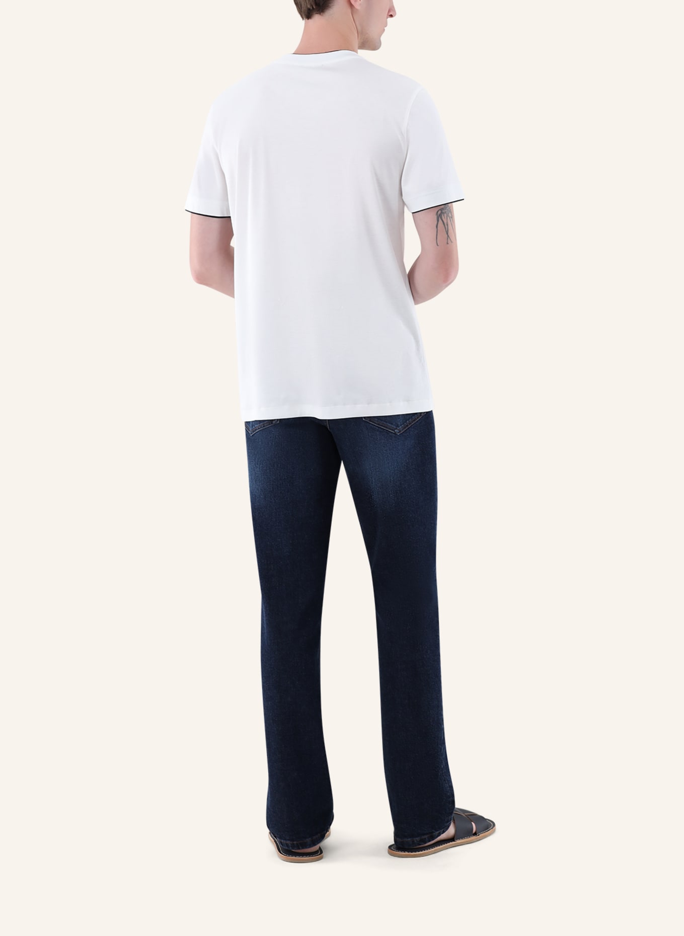 van Laack T-Shirt Polo: WEISS