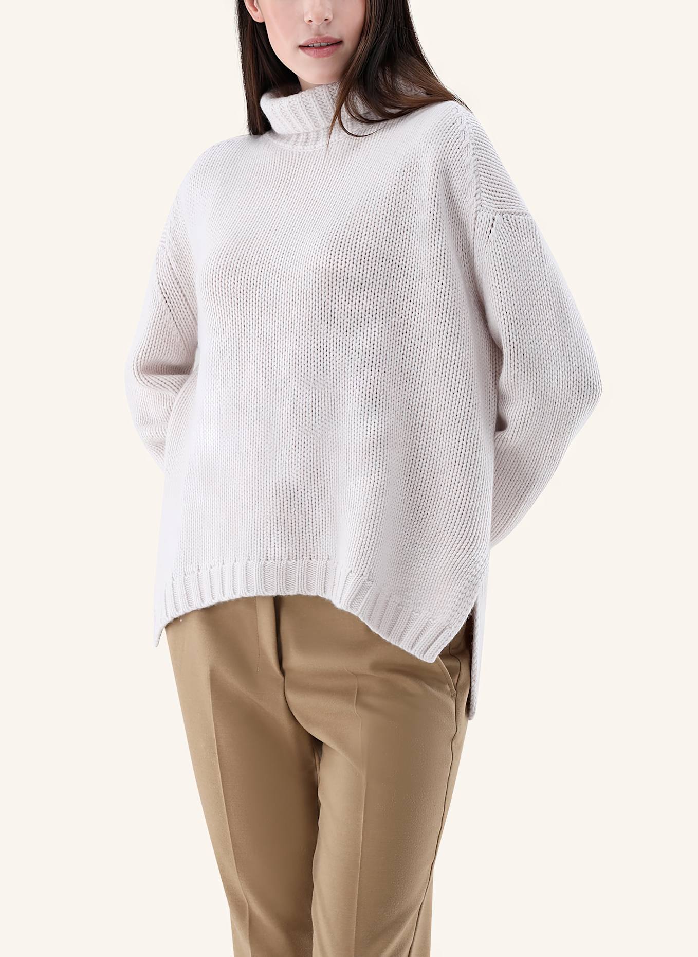 van Laack Pullover: BEIGE/ BRAUN