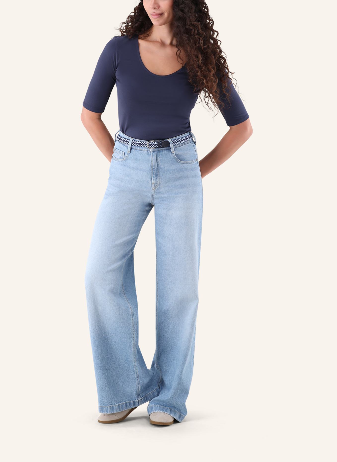 van Laack T-Shirt Modern Fit: DUNKELBLAU