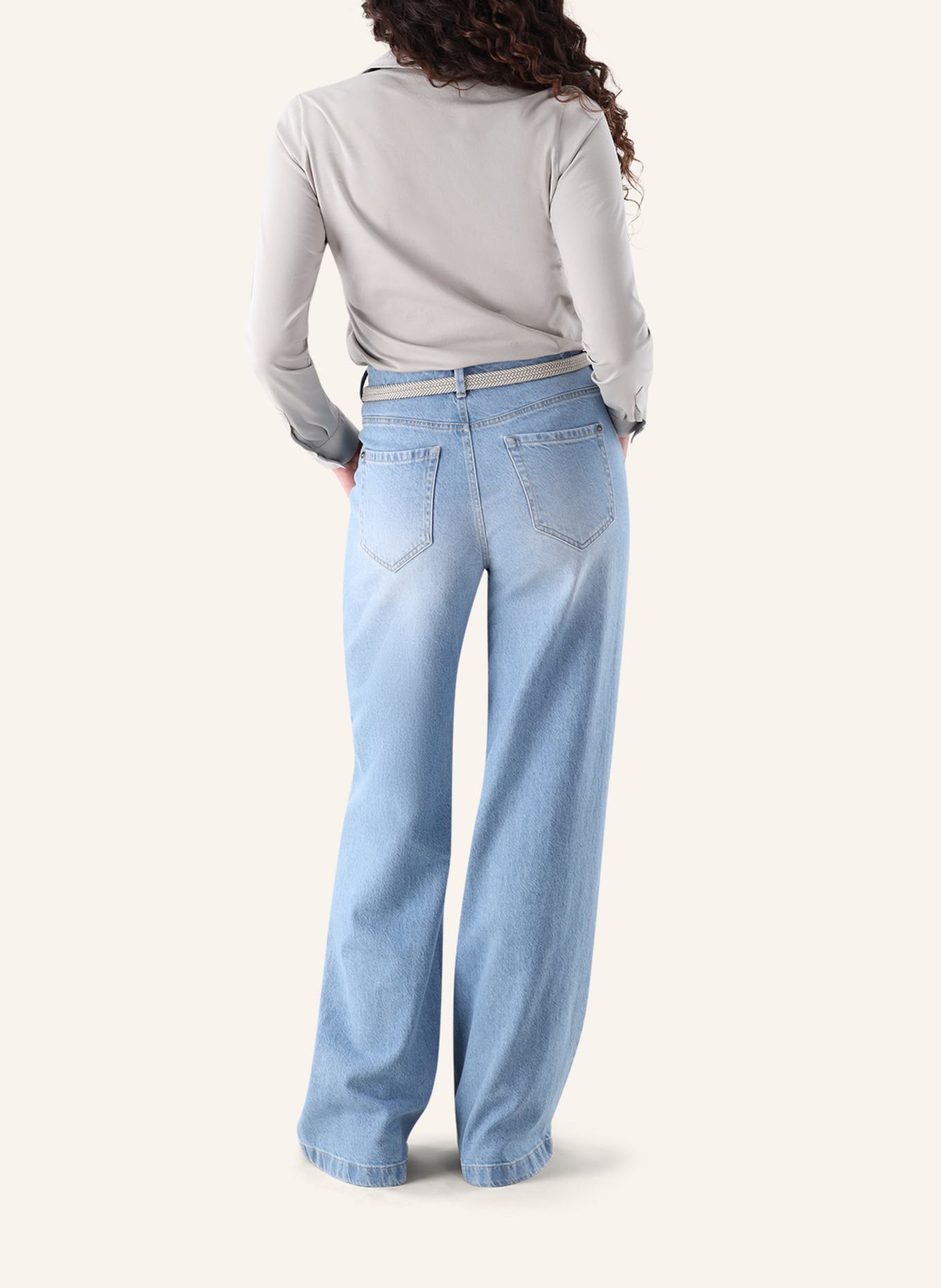 van Laack Bluse Modern Fit: BEIGE/ BRAUN