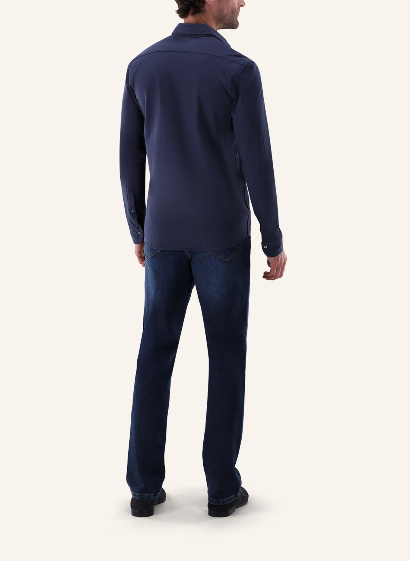 van Laack Hemd Slim Fit: DUNKELBLAU