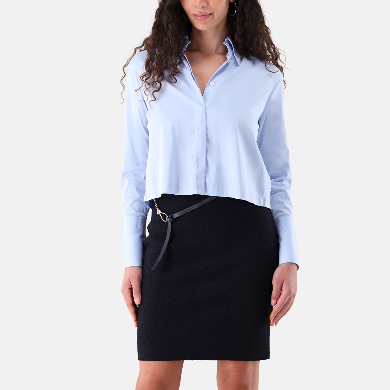 van Laack Bluse Modern Fit: HELLBLAU