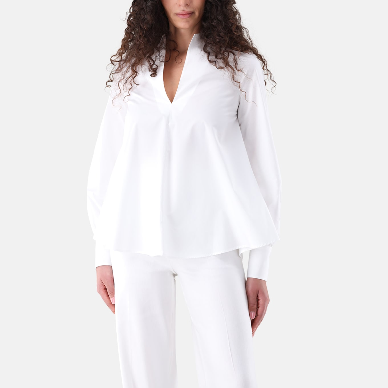 van Laack Bluse Modern Fit: WEISS
