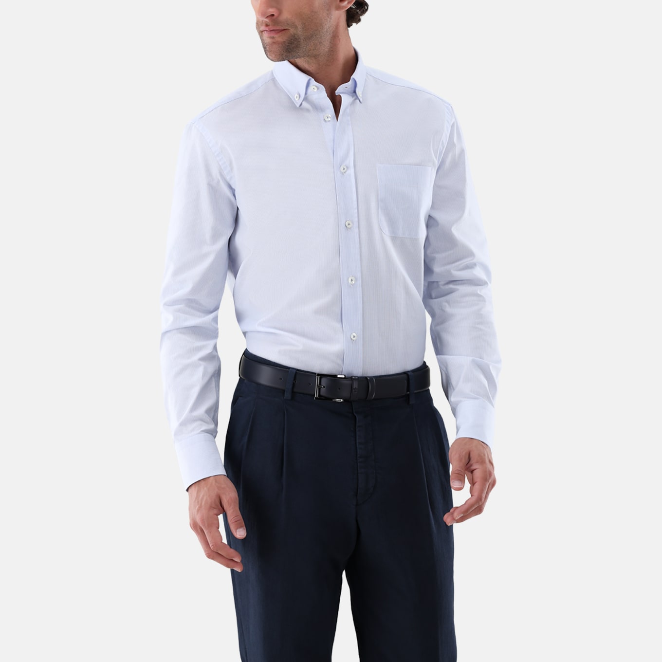 van Laack Hemd Tailor Fit: BLAU