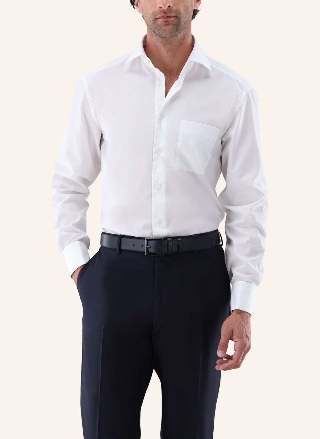 van Laack Hemd Comfort Fit: WEISS