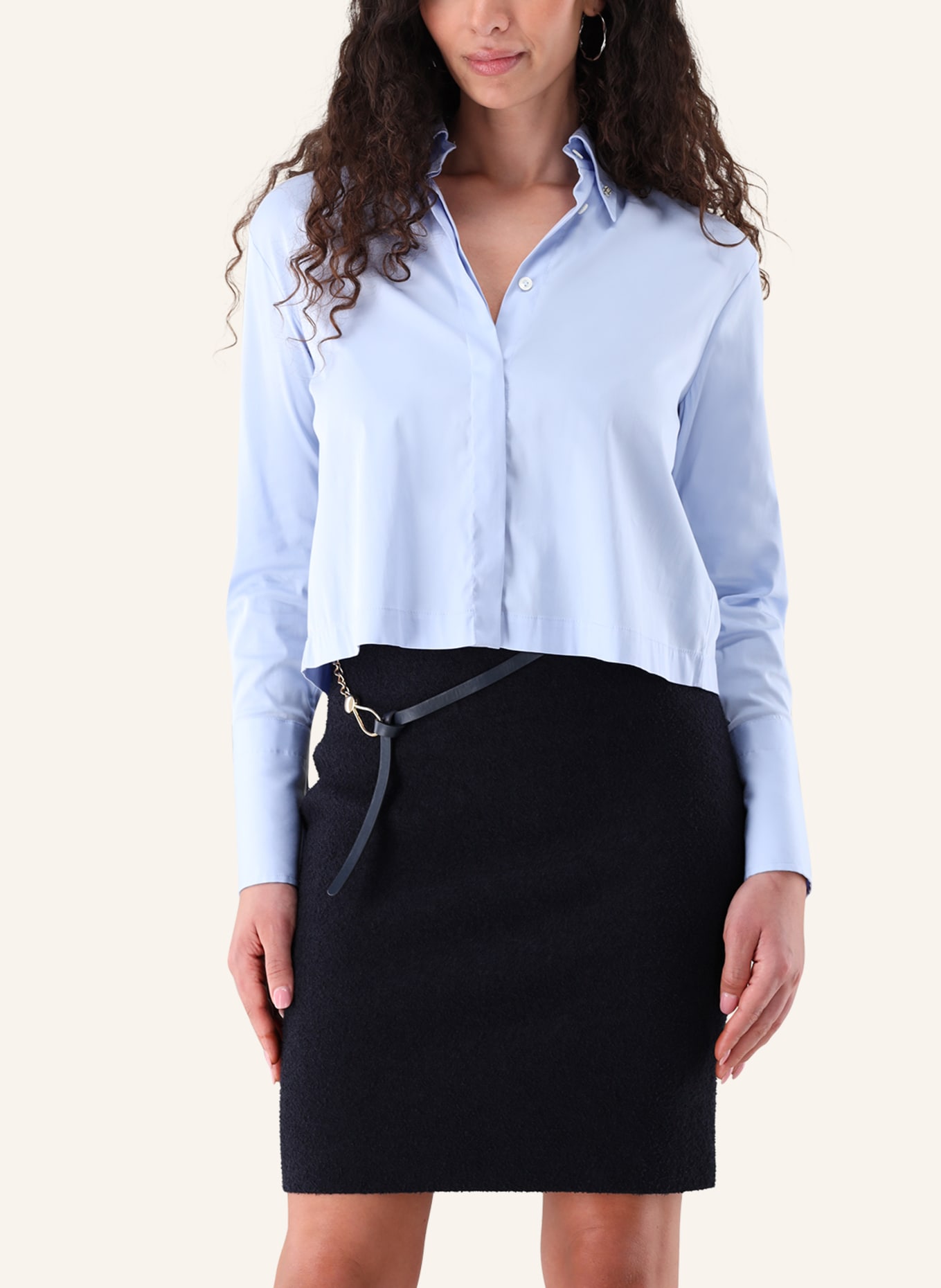 van Laack Bluse Modern Fit: HELLBLAU