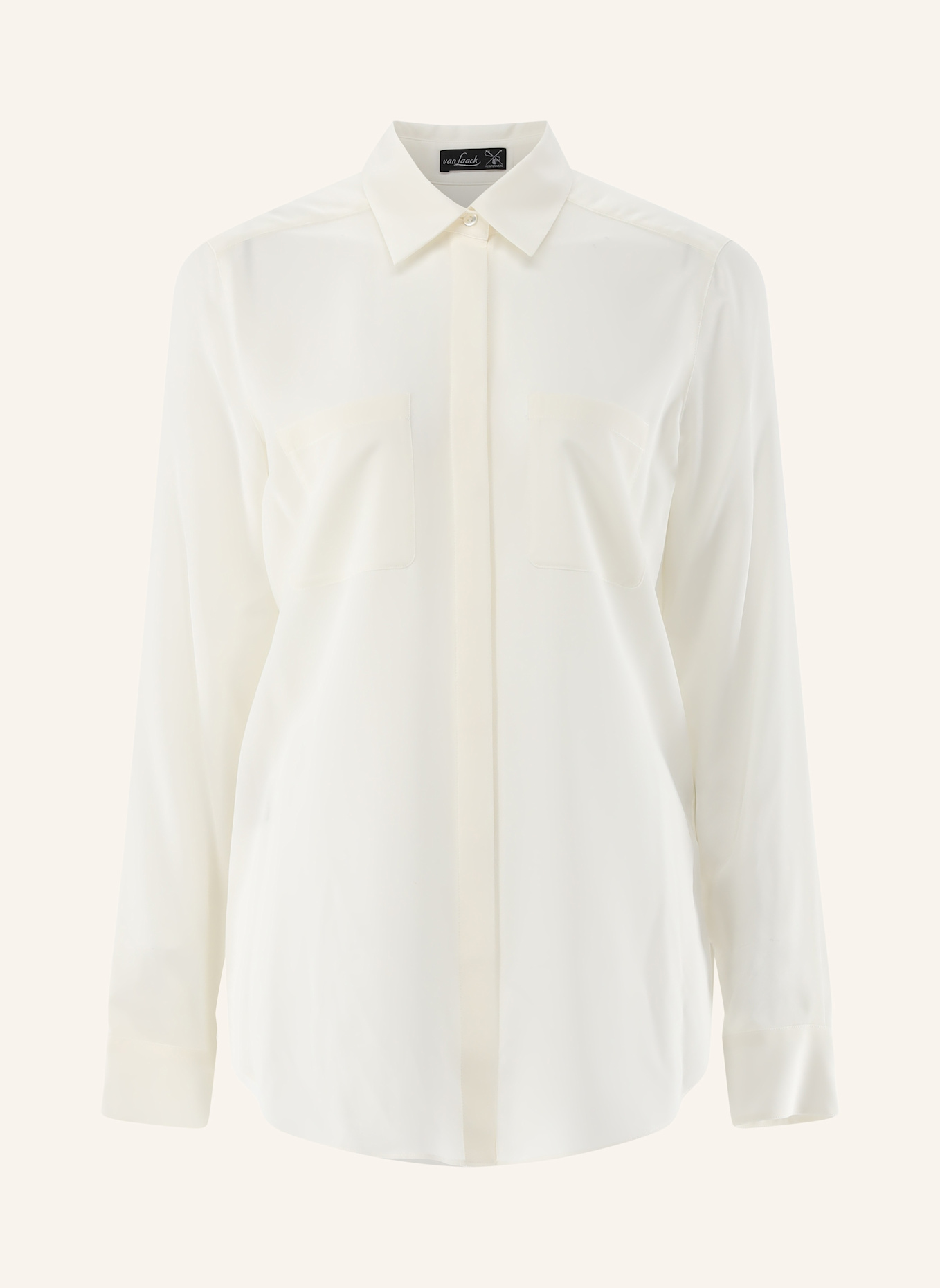 van Laack Bluse Modern Fit: BEIGE