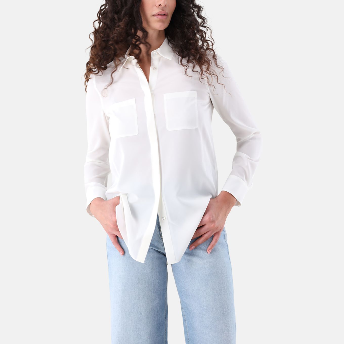 van Laack Bluse Modern Fit: BEIGE