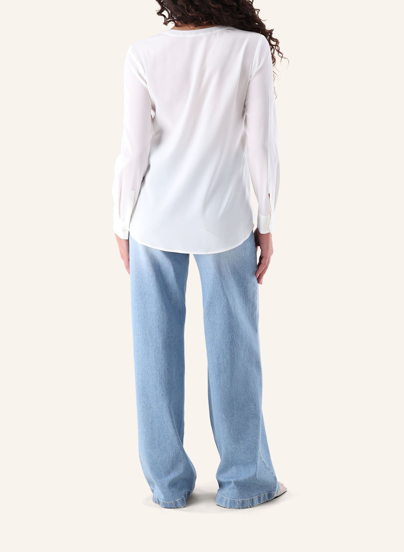 van Laack Bluse Modern Fit: BEIGE